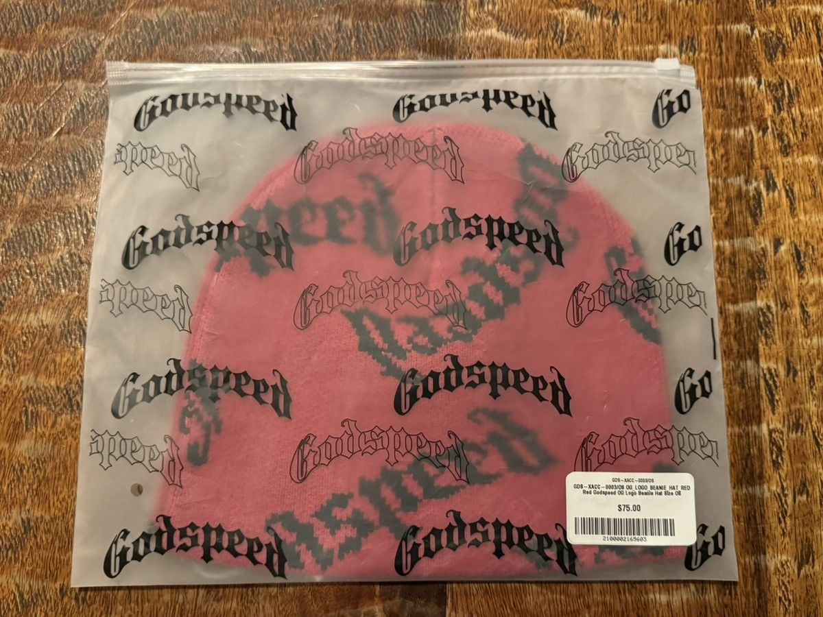 Godspeed Godspeed New York OG Logo Beanie Red / Black Size ONE SIZE - 5 Thumbnail