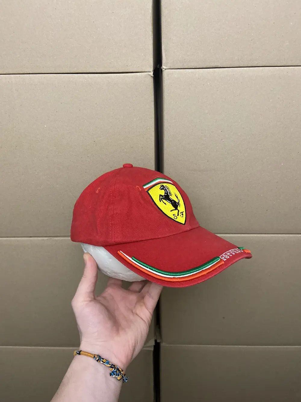 Ferrari VINTAGE FERRARI RACING CAP DAD HUBLOT HAT Y2K FORMULA UNO F1 Size ONE SIZE - 5 Thumbnail