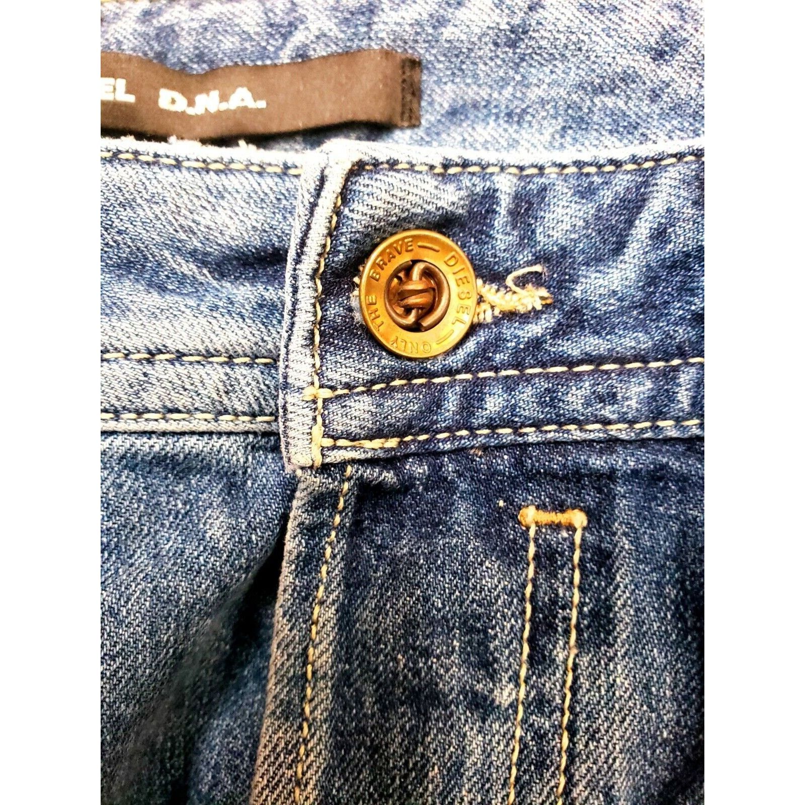 Diesel Diesel D.N.A Buster Slim Tapered Stretch button fly 30 Size US 30 / EU 46 - 6 Thumbnail