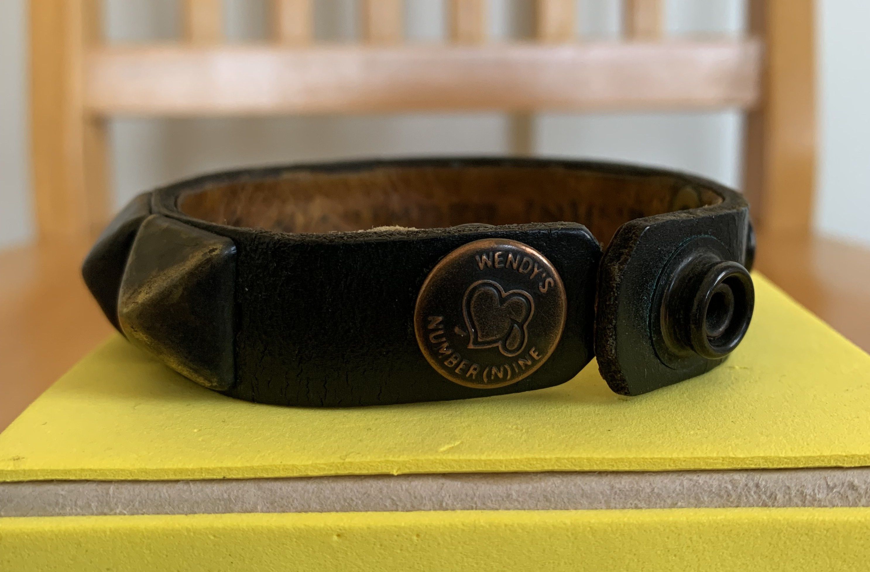Number (N)ine Number (N)ine x Wendy's Studded Leather Bracelet Size ONE SIZE - 5 Thumbnail