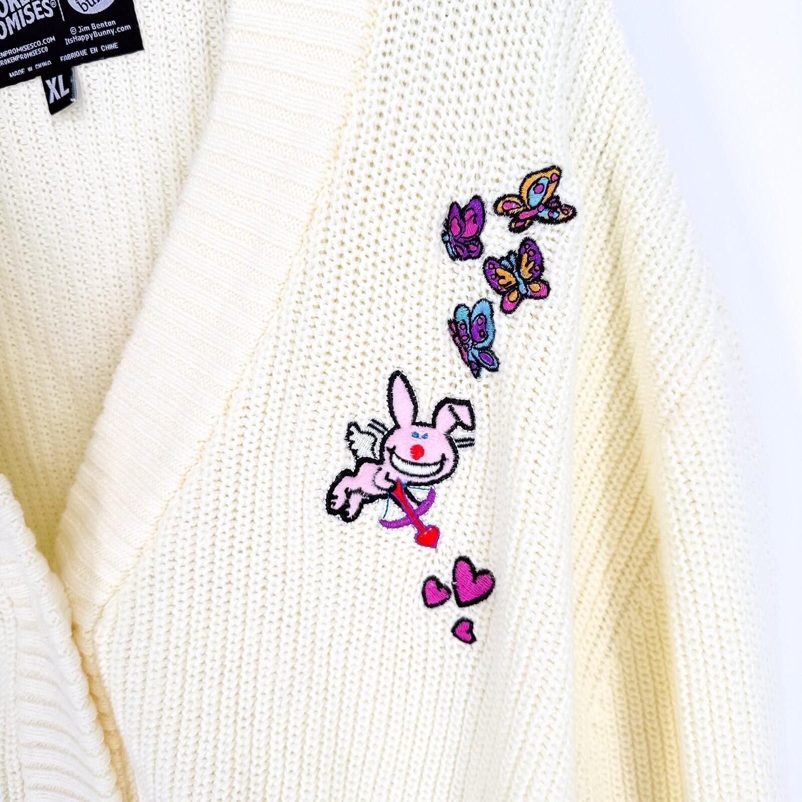 Other Jim Benton x Broken Promises Crop Streetwear Cardigan XL Size XL / US 12-14 / IT 48-50 - 5 Thumbnail