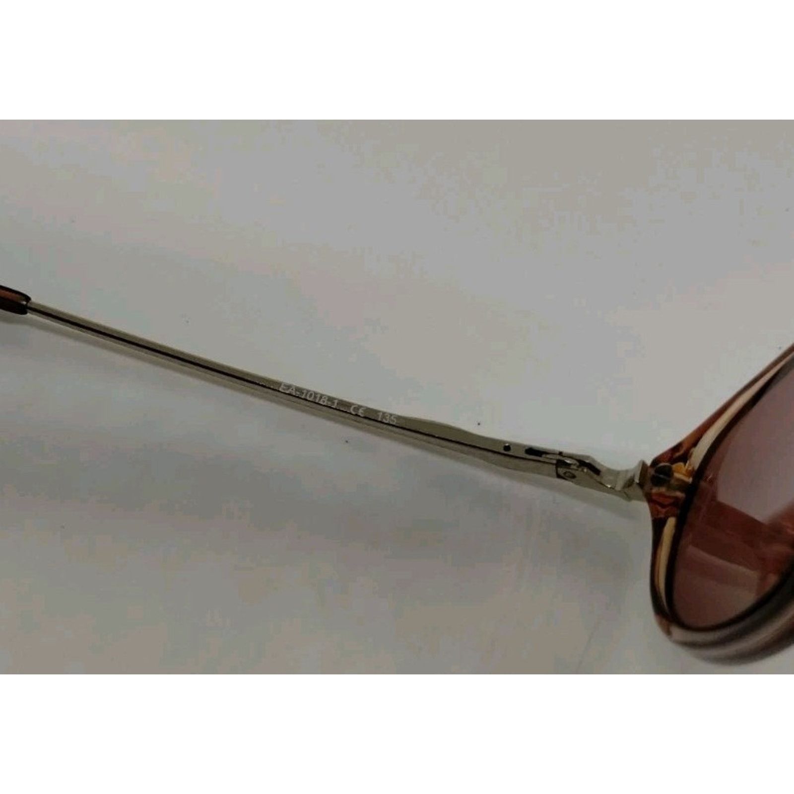 Vintage Elizabeth Arden Eyeglass Frames EA1018-1 Orange Brown Size ONE SIZE - 8 Thumbnail