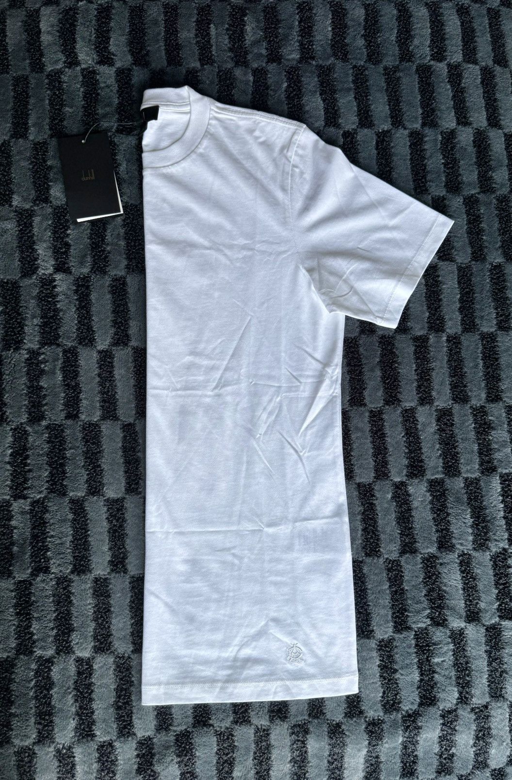 Alfred Dunhill Alfred Dunhill Insignia White Cotton Short Sleeve T-Shirt Size US S / EU 44-46 / 1 - 3 Thumbnail