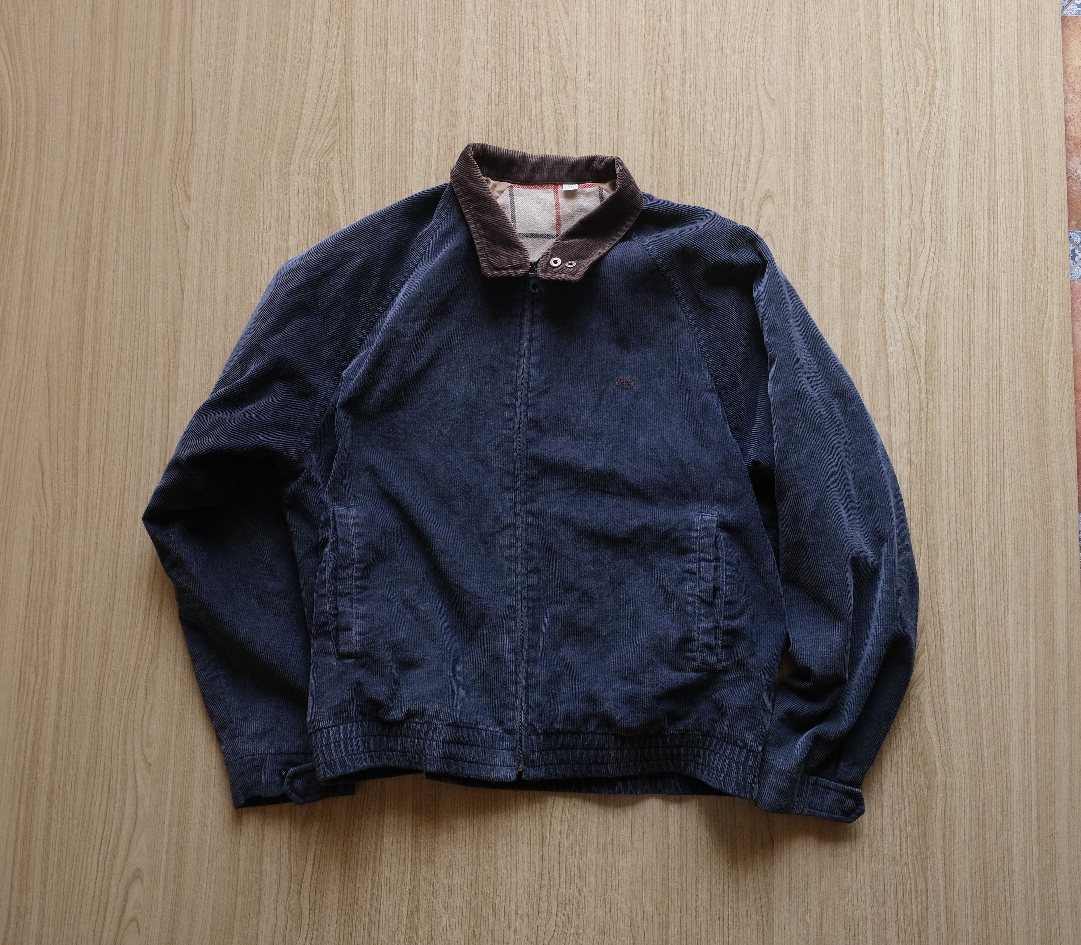 Burberry Thomas Burberry Blue Courdory Bomber Jacket Size L Size US L / EU 52-54 / 3 - 1 Thumbnail