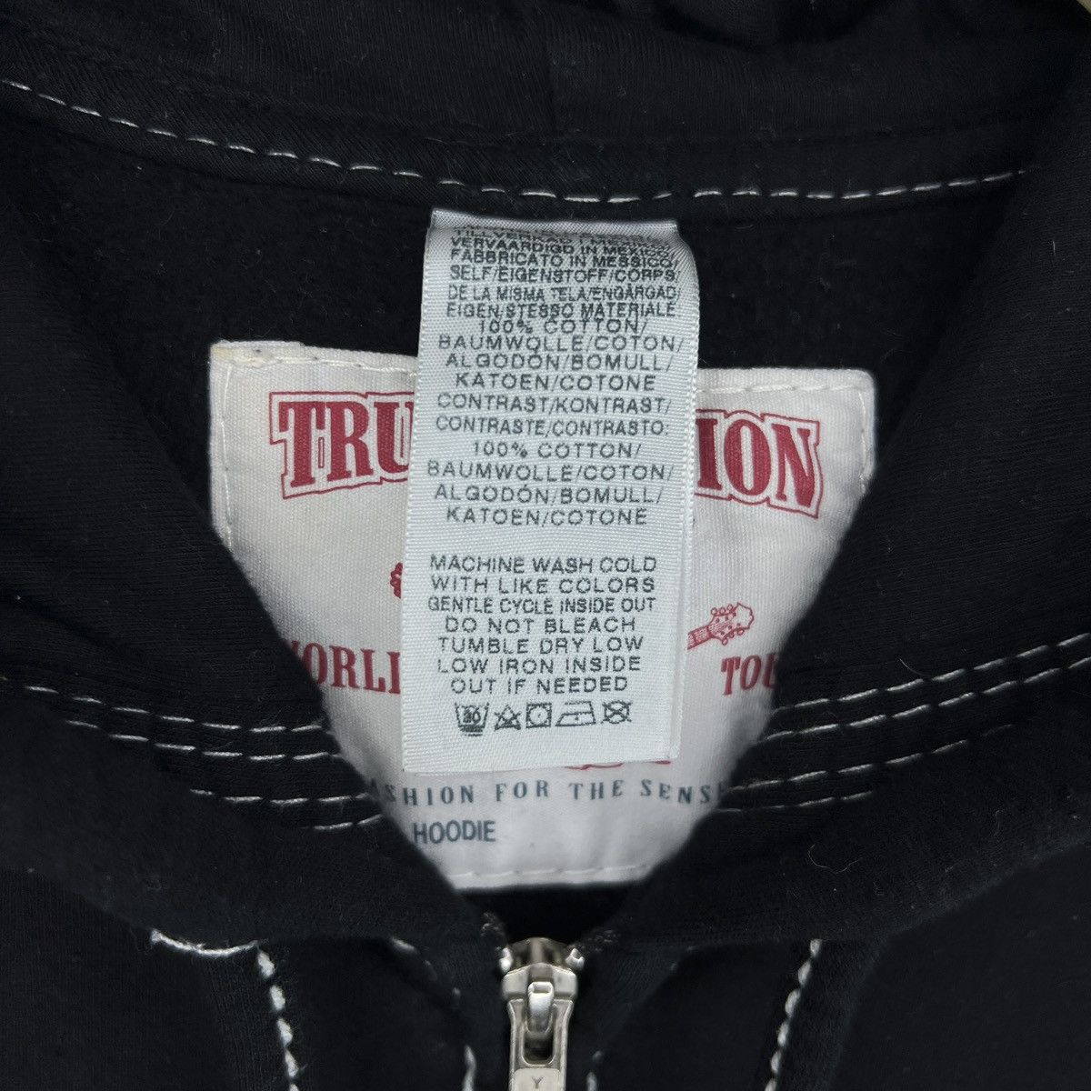 True Religion Y2K True Religion Triple Contrast Stitch Zip Up Hoodie Size US L / EU 52-54 / 3 - 5 Thumbnail