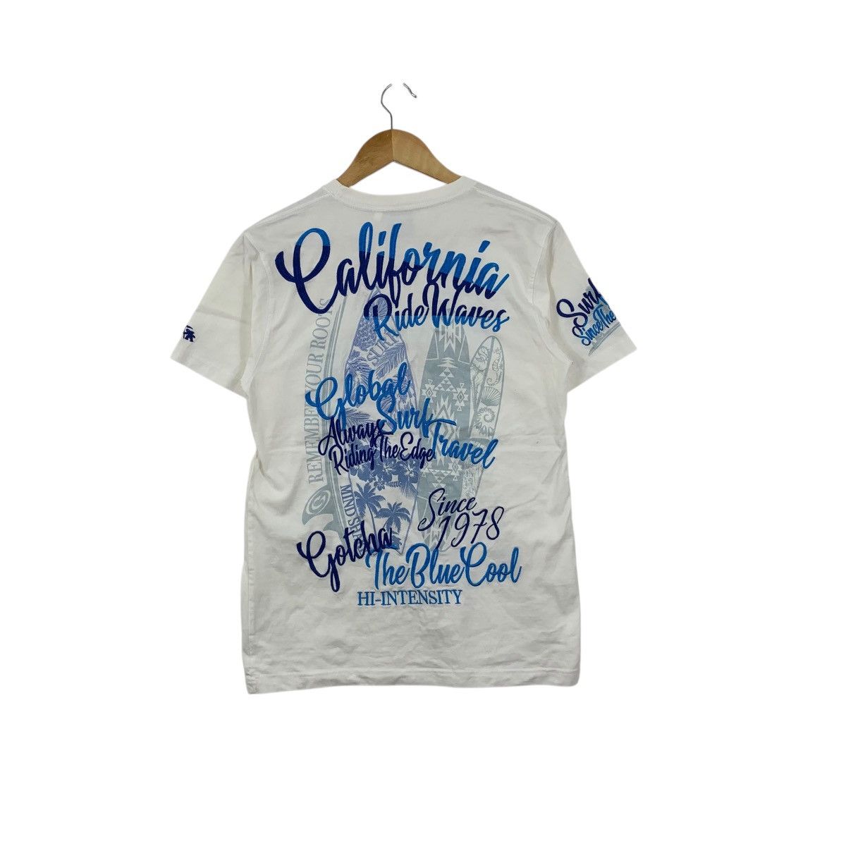 Gotcha GOTCHA CALIFORNIA SURF Ride Waves Sunwear Tee Shirt Top Size US L / EU 52-54 / 3 - 6 Thumbnail
