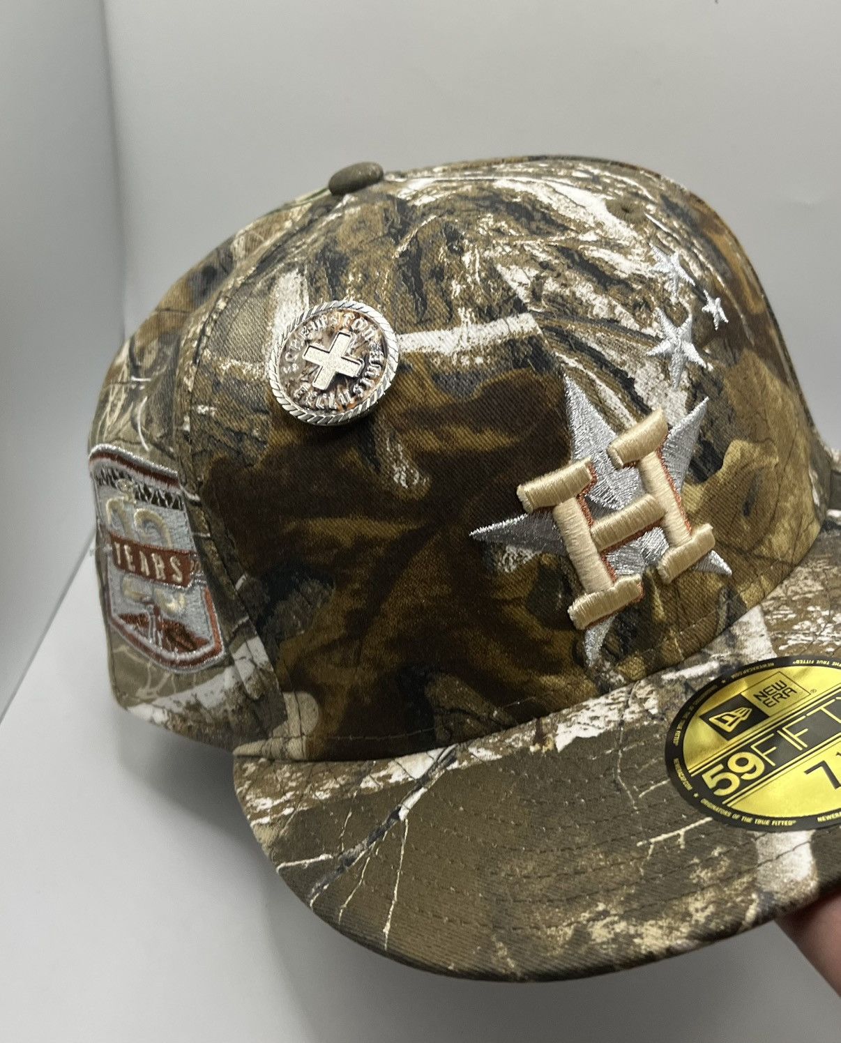 New Era Houston Astros Fitted Size 7 1/4 New Era Cozy Jack 3.0 Camo Size ONE SIZE - 3 Thumbnail