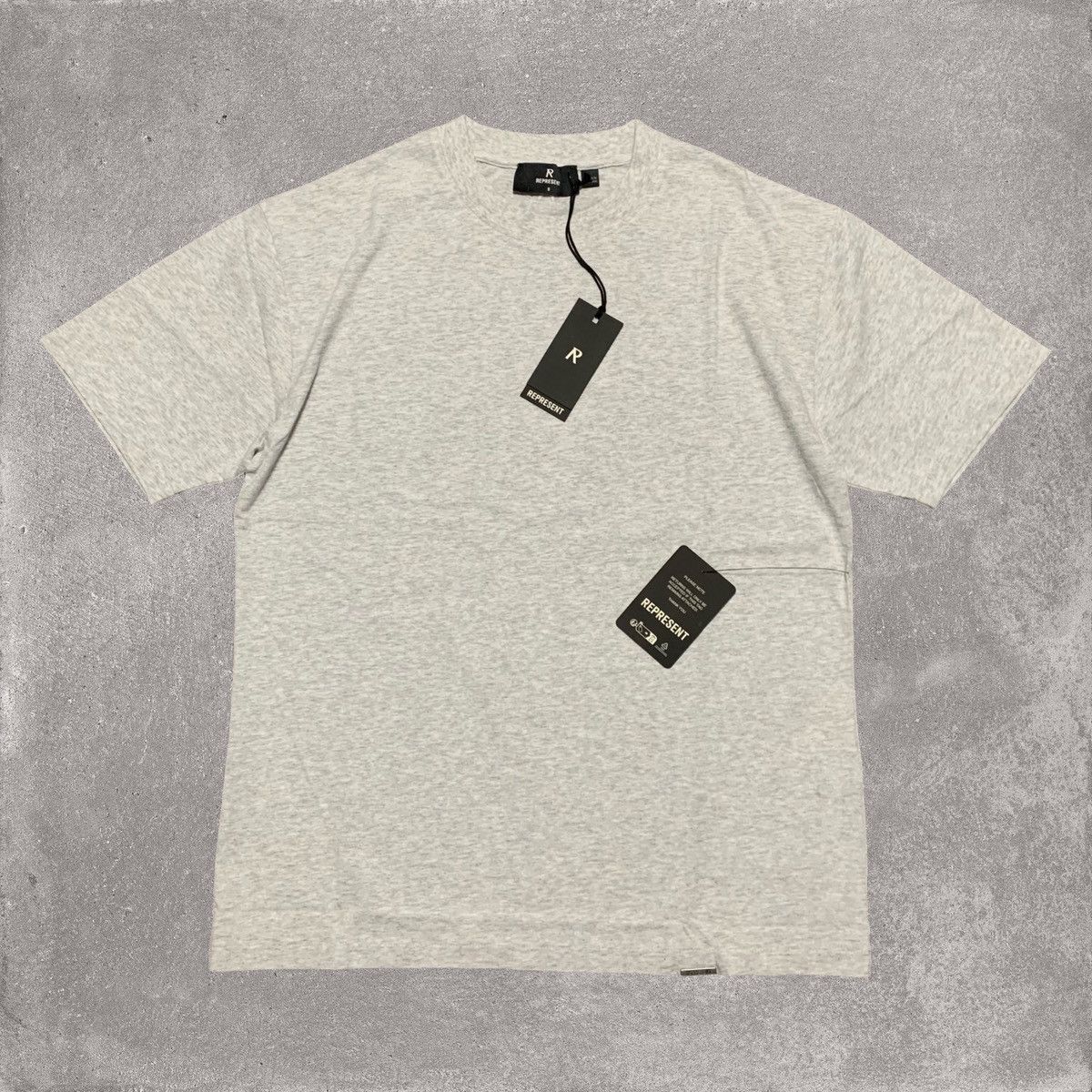 Represent Clo. Represent Small Initial Marl Ice Grey Tee Regular Fit Size US S / EU 44-46 / 1 - 1 Thumbnail