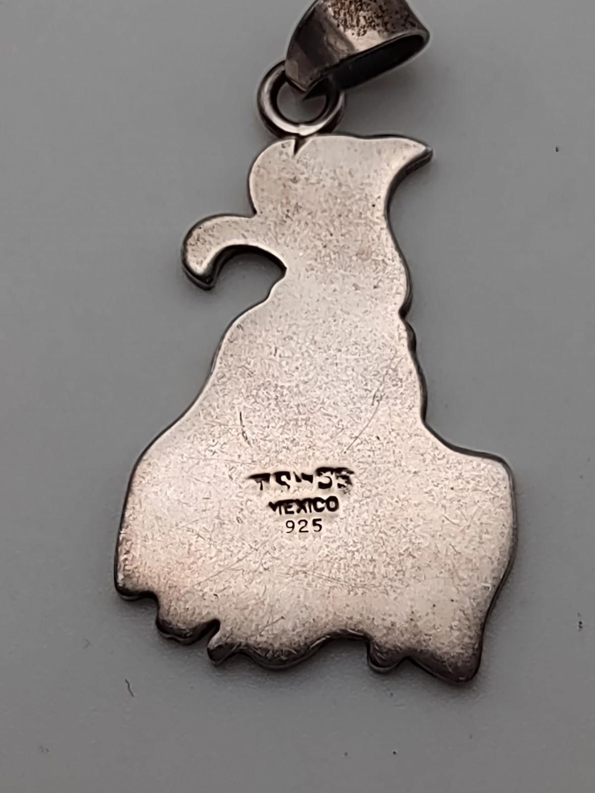 Other Vintage Sterling Silver Maya Ruler Pendant 13.1g Taxco Size ONE SIZE - 2 Thumbnail