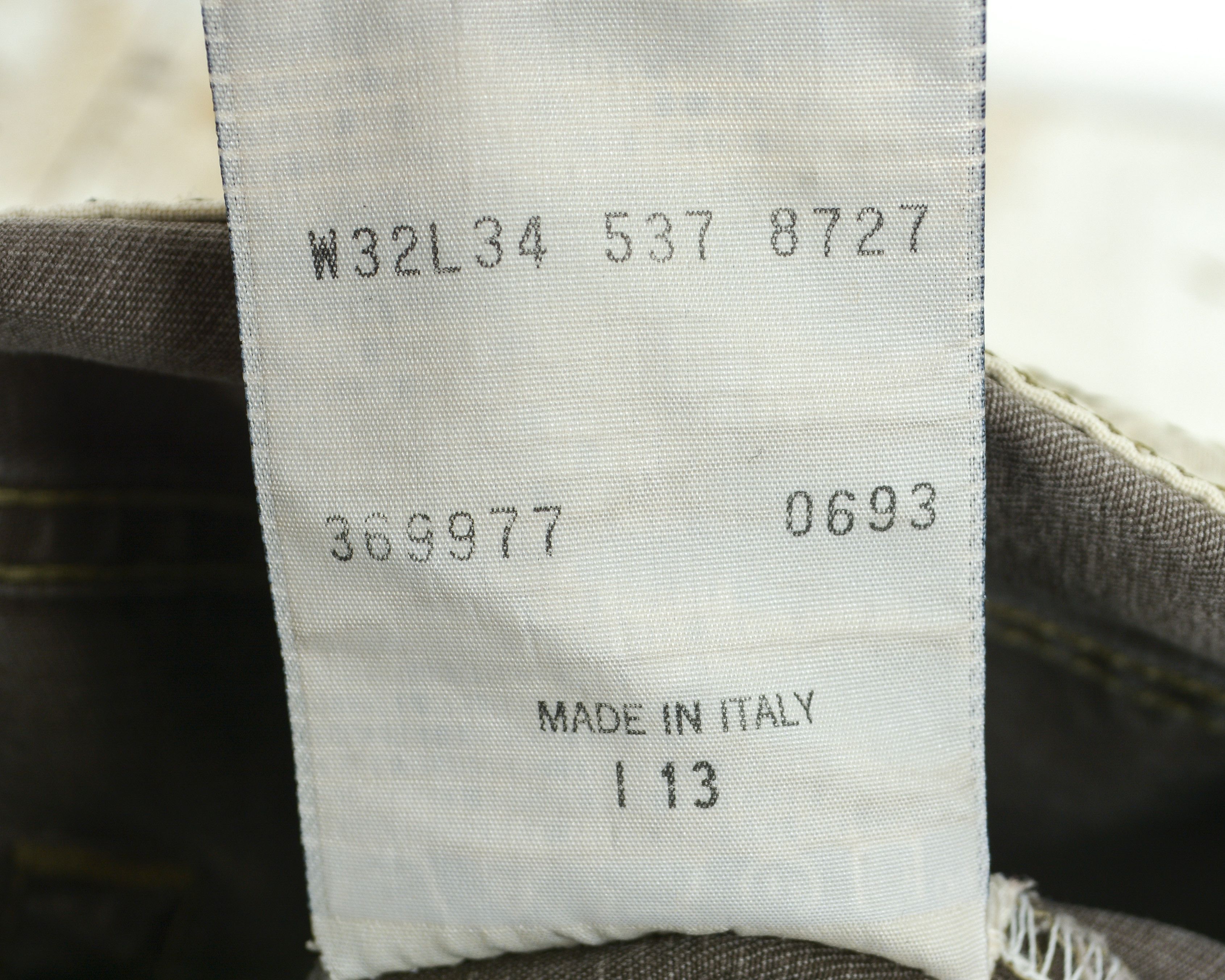 Levi's 537 Men W32 L32 Regular Straight Made in Italy Pants Trouser Size US 32 / EU 48 - 12 Thumbnail