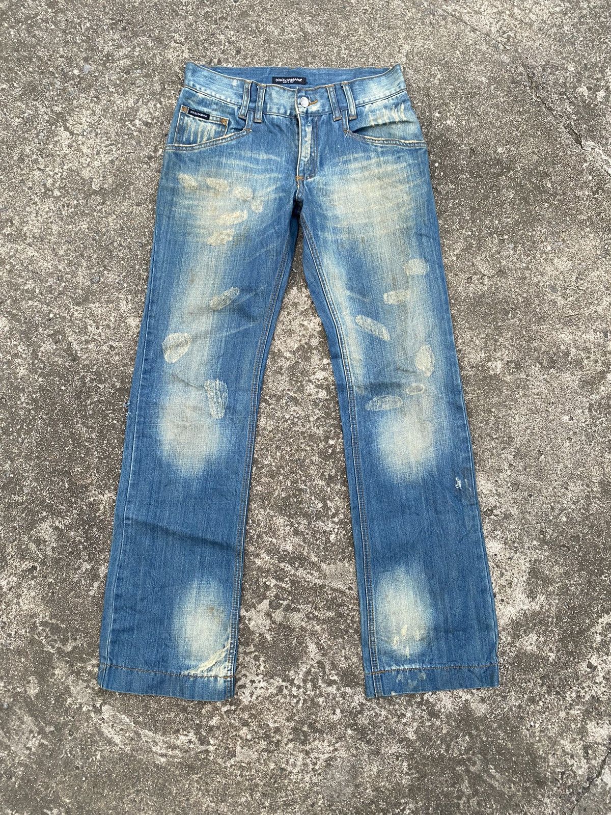 Dolce & Gabbana D&G Distressed Jeans Size US 30 / EU 46 - 1 Thumbnail