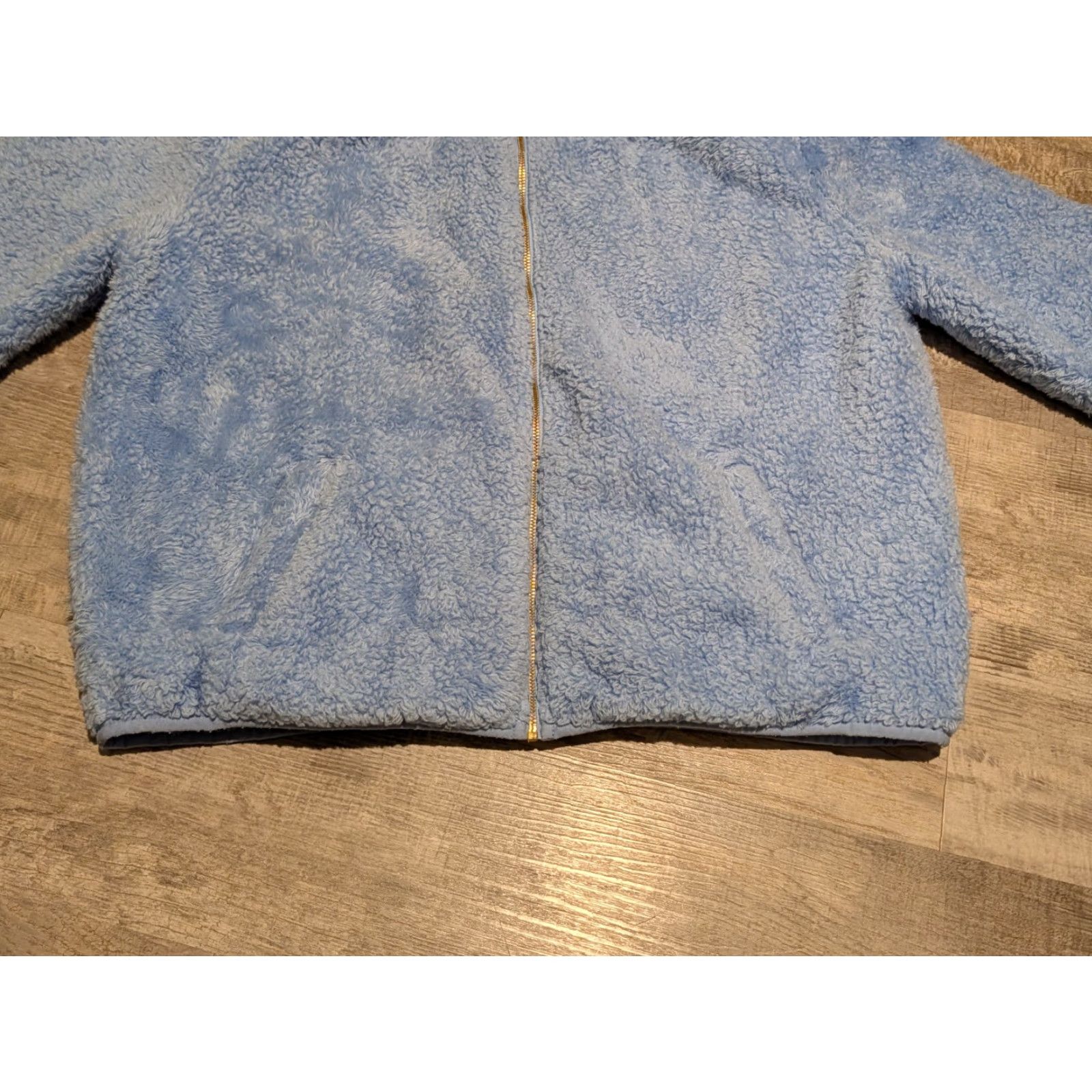 Lilly Pulitzer Lilly Pulitzer Jacket Ansel Fleece Sherpa Long Sleeve Full Zip Blue M Womens Regular Jacket Size M / US 6-8 / IT 42-44 - 5 Thumbnail