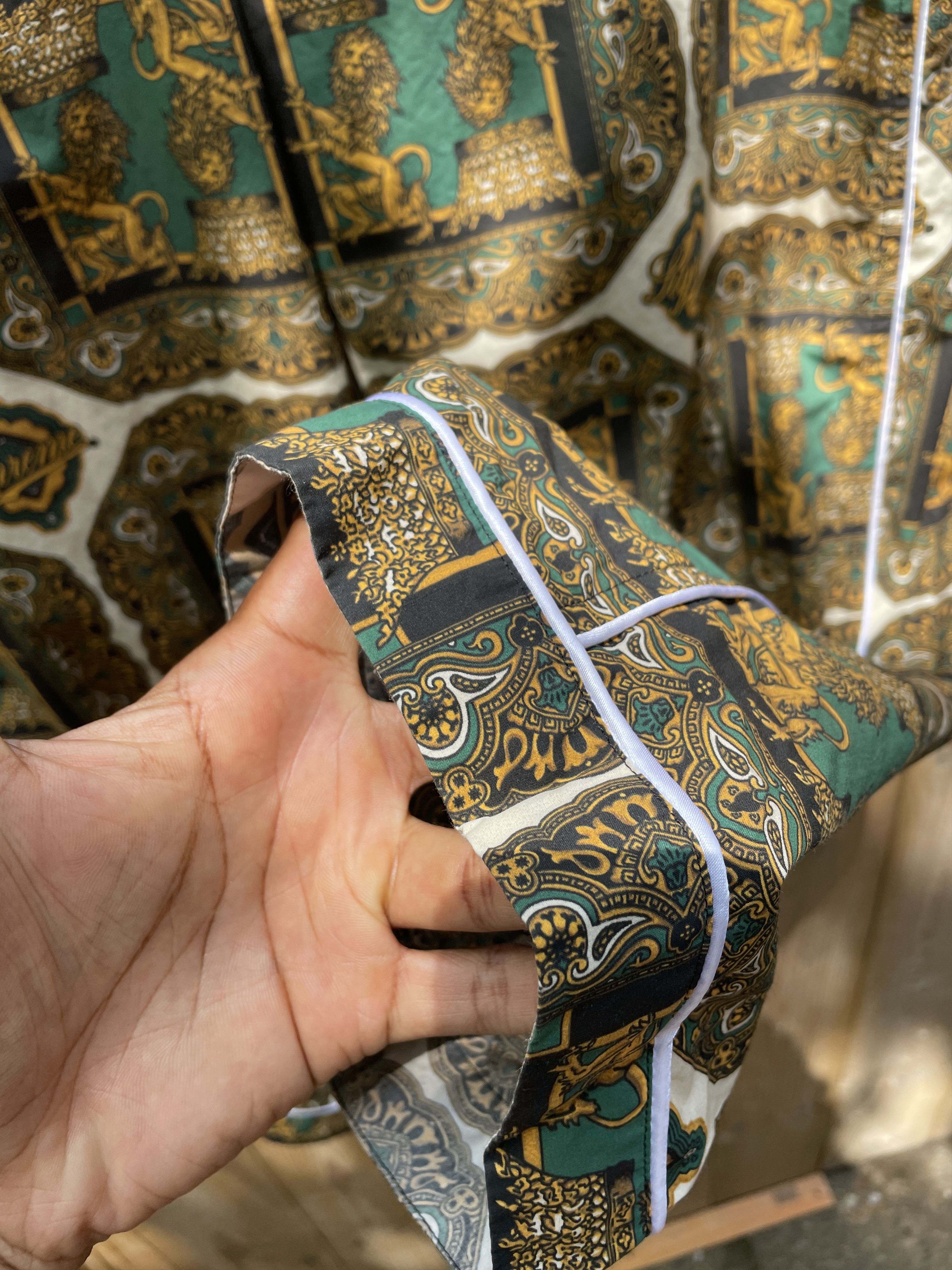 Supreme Supreme All Over Print Royal Lounge Pants Size US 32 / EU 48 - 7 Thumbnail