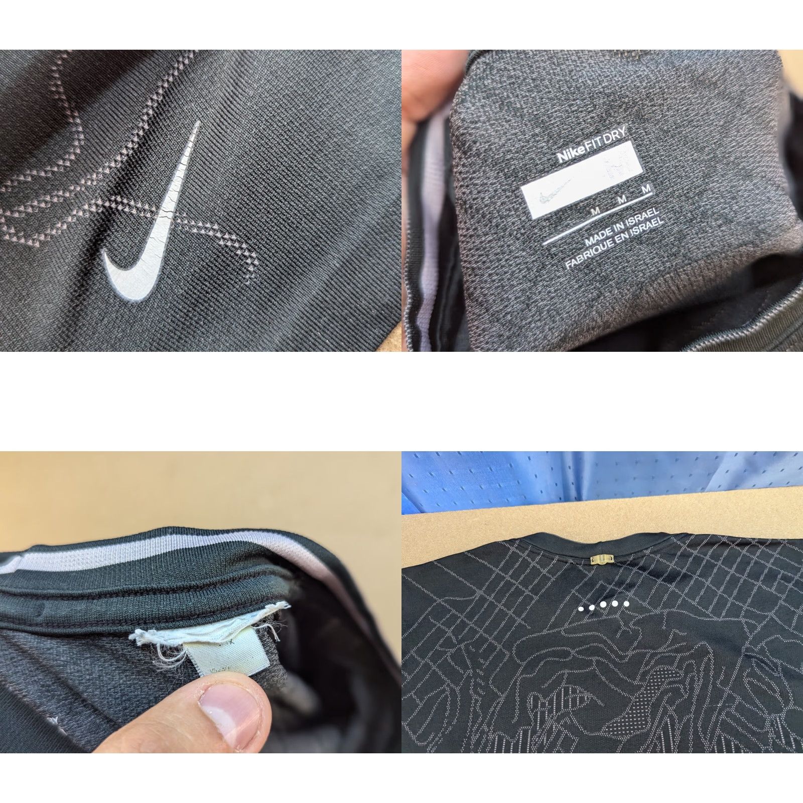 Nike Nike Dry-Fit Sports Shirt Mens M Black Athletic Short Sleeve T-Shirt Size US M / EU 48-50 / 2 - 8 Thumbnail