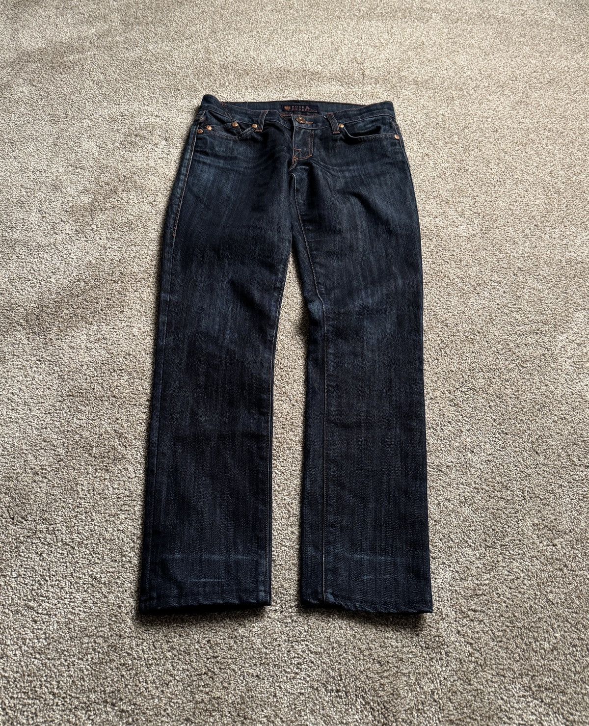 Rock & Republic ROCK REPUBLIC NDIGO BLUE SLIM CUT DENIM Size 28" / US 6 / IT 42 - 4 Thumbnail