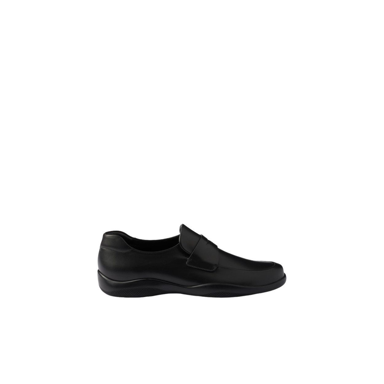 Prada PRADA Toblach $1150 Black Leather Loafers New & Authentic (M Size US 9 / EU 42 - 2 Thumbnail