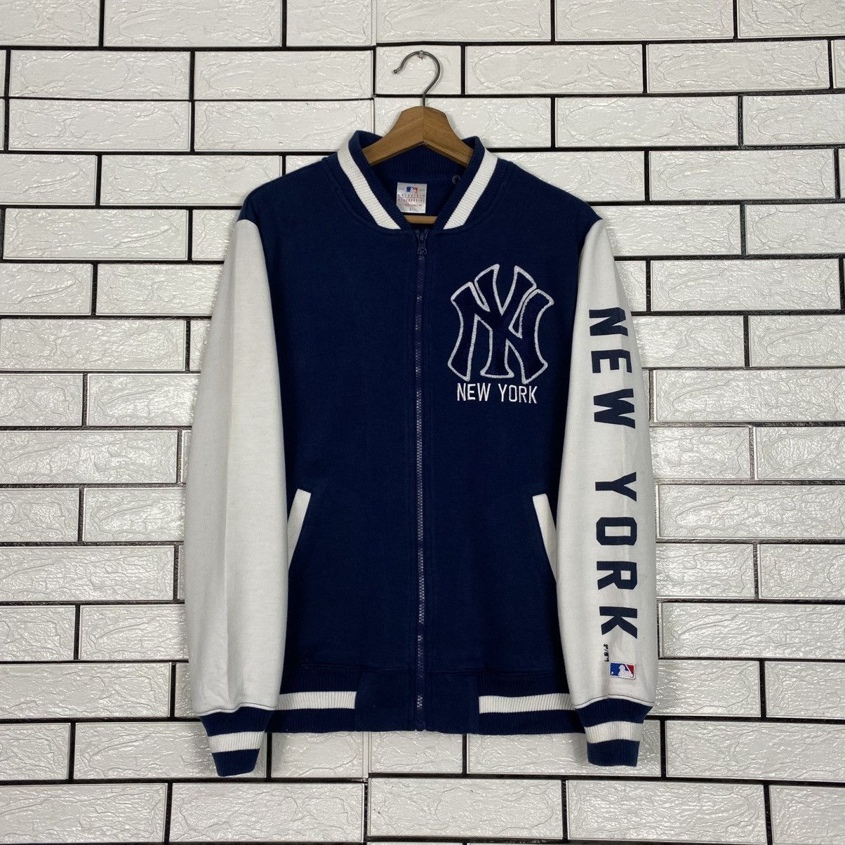 MLB 📌Vintage Bomber Jacket MLB New York NY Yankees Big Logo Size US L / EU 52-54 / 3 - 9 Thumbnail