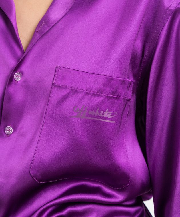 Off-White o1y1225 Mini Dress in Mauve Size XL / US 12-14 / IT 48-50 - 2 Thumbnail