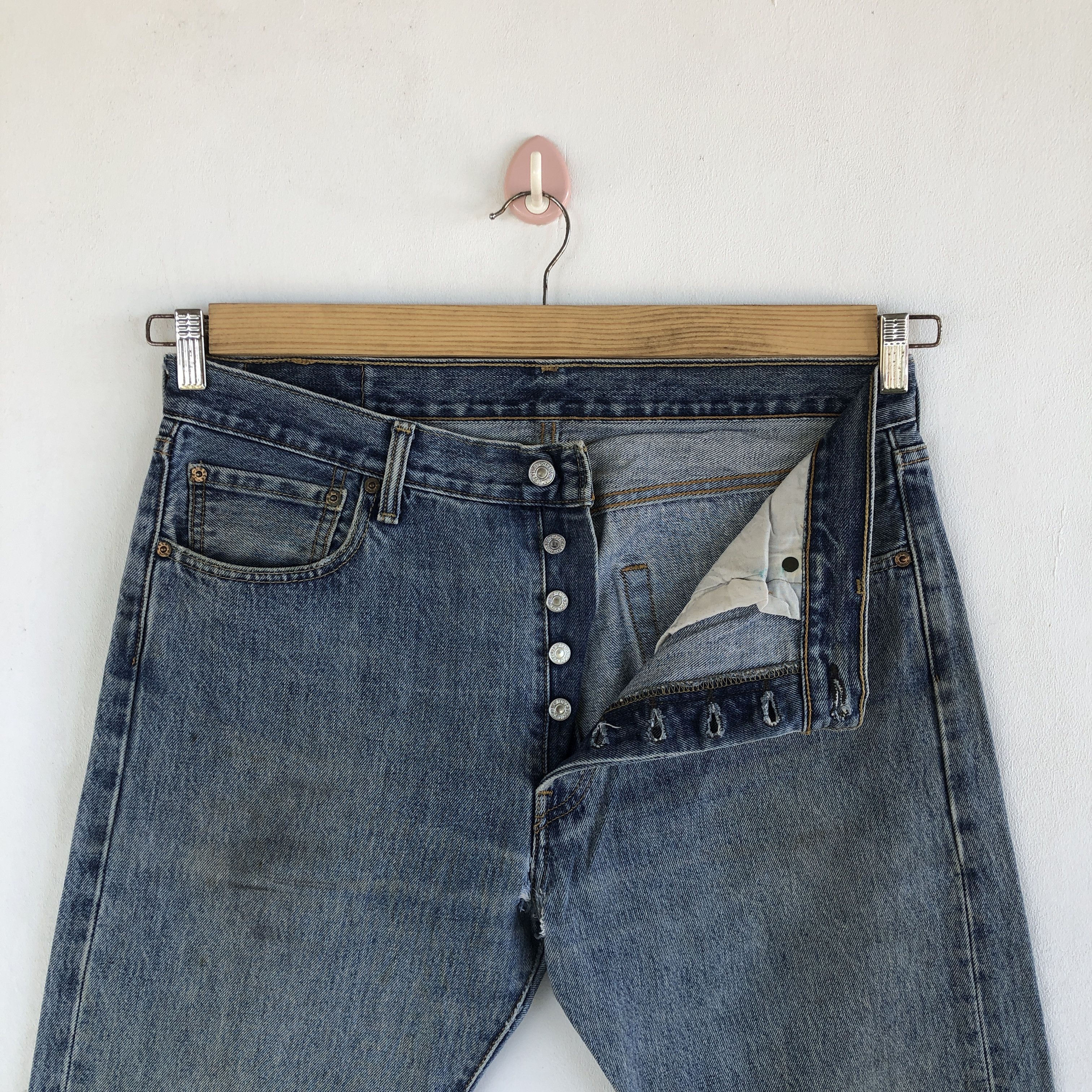 Levi's Vintage Levi's 501 Sun Faded Jeans Levis 501 Dirty Denim Size US 34 / EU 50 - 6 Thumbnail