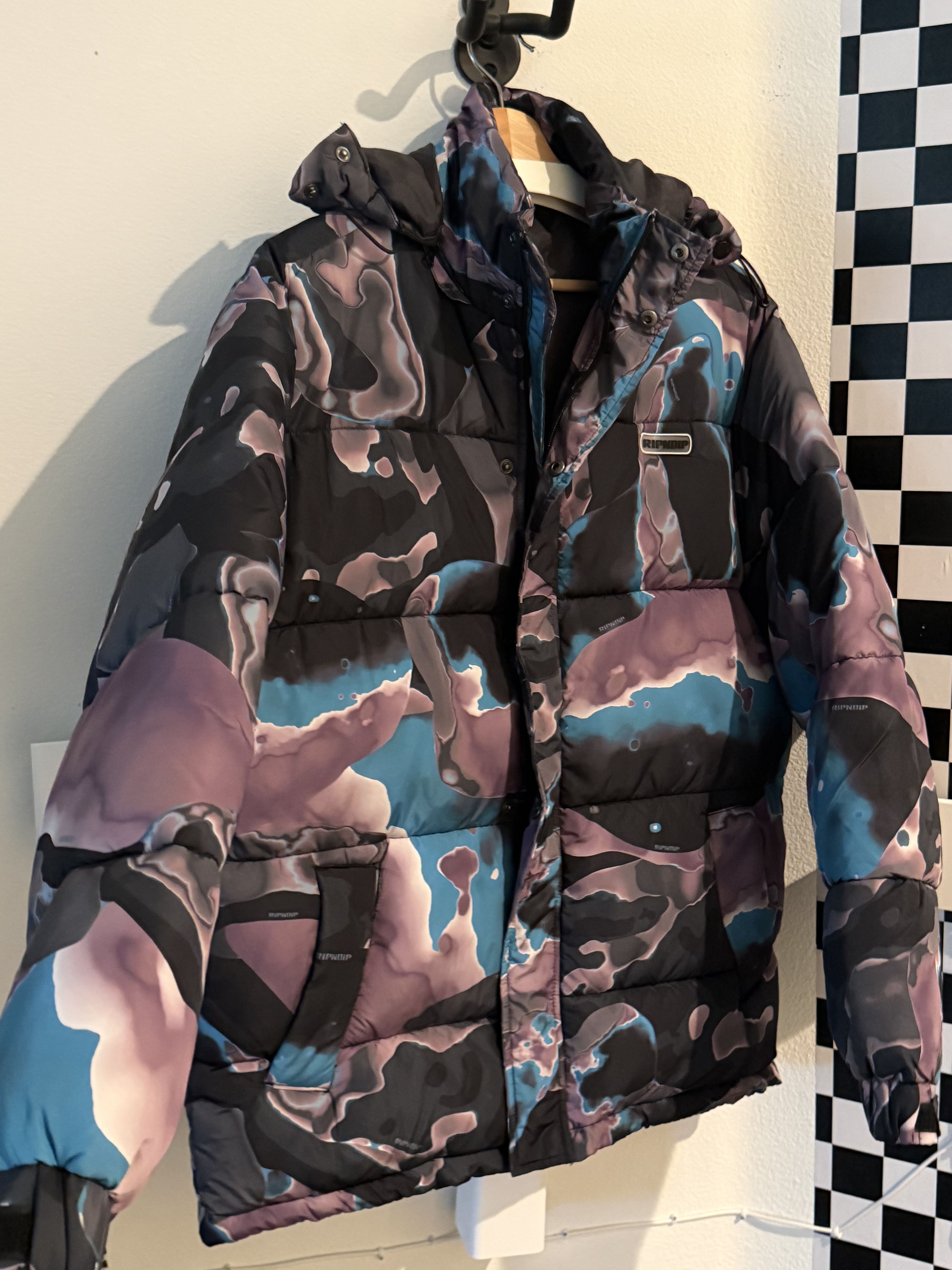 RIPNDIP Zip Up Waterproof Coat w/ Removable Hood Size US L / EU 52-54 / 3 - 1 Thumbnail