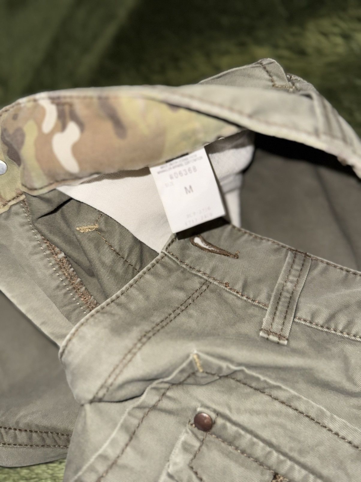 Wrangler [M] wrangler japan military cotton chino pants olive Size US 32 / EU 48 - 4 Thumbnail