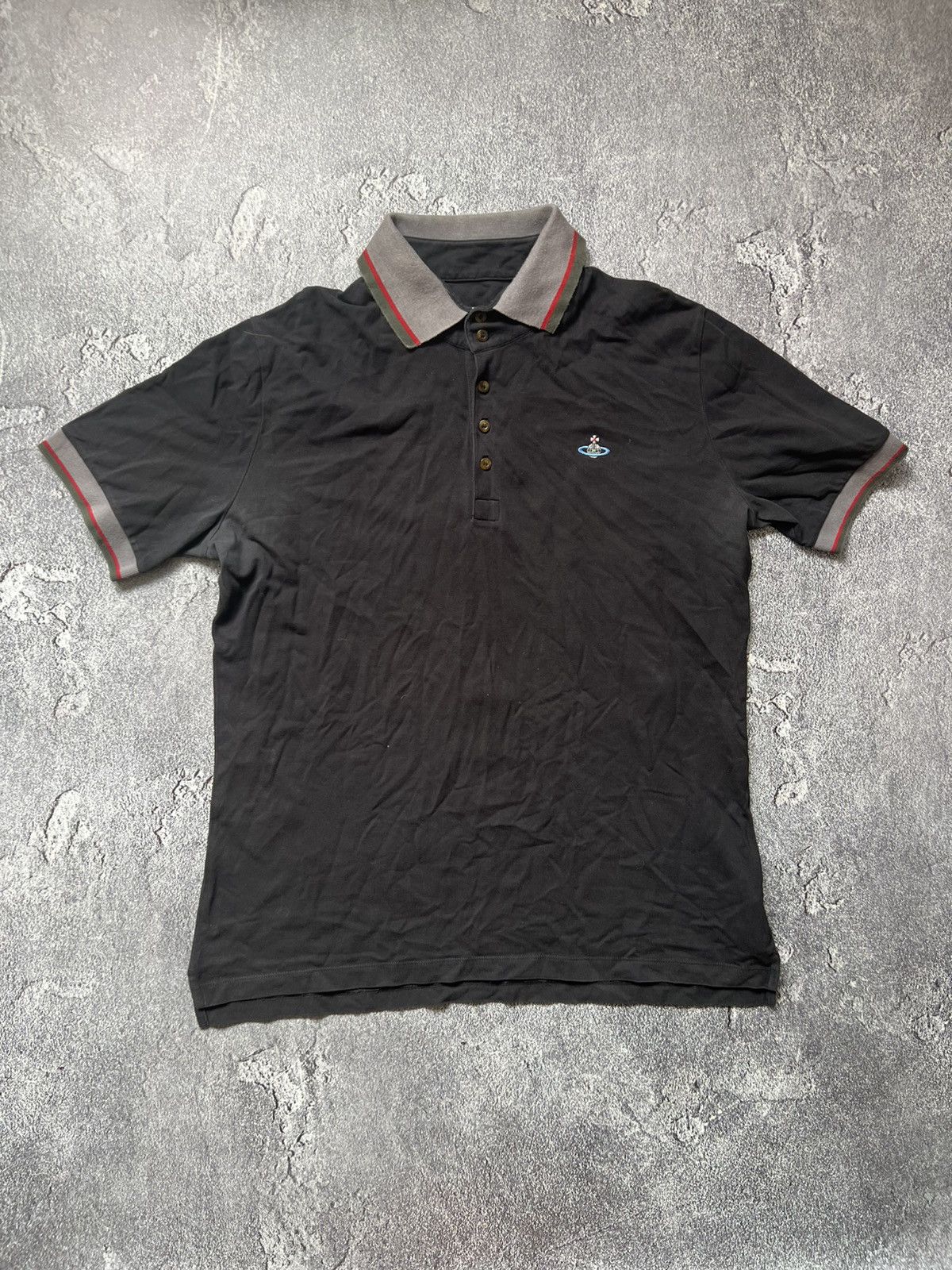 Vivienne Westwood VIVIENNE WESTWOOD Polo Shirt Black Size XXL Size US XXL / EU 58 / 5 - 1 Thumbnail