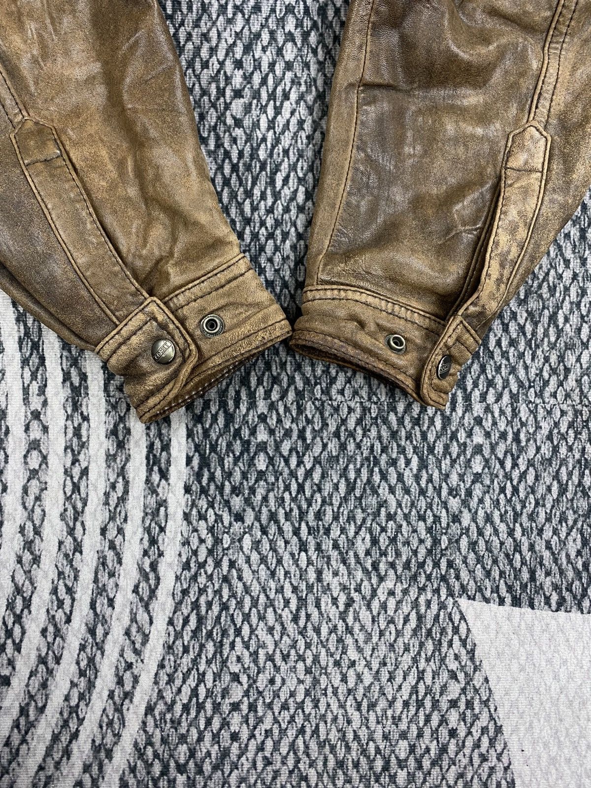 Leather Vintage Comet Club With Cargo Pocket Leather Flight Jacket Size US XL / EU 56 / 4 - 10 Thumbnail