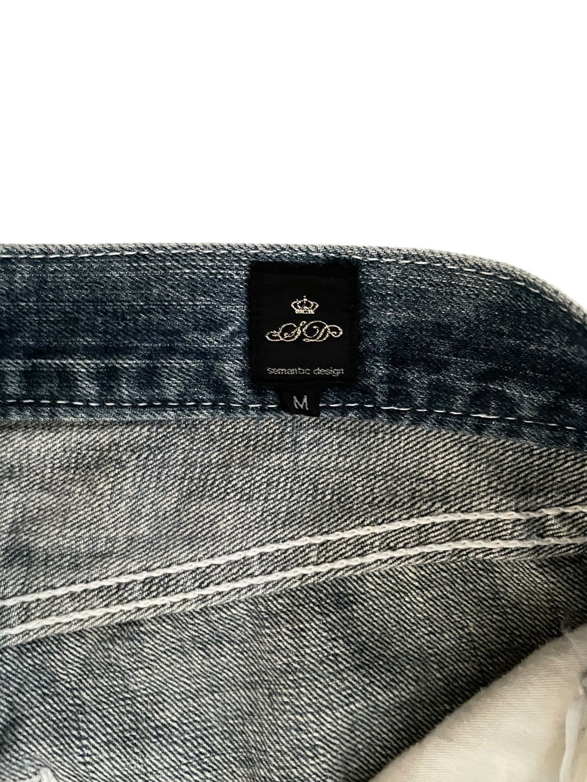 semanticdesign Very Rare Vintage Brand Semantic Design Flared Jeans 1990s Size US 32 / EU 48 - 10 Thumbnail