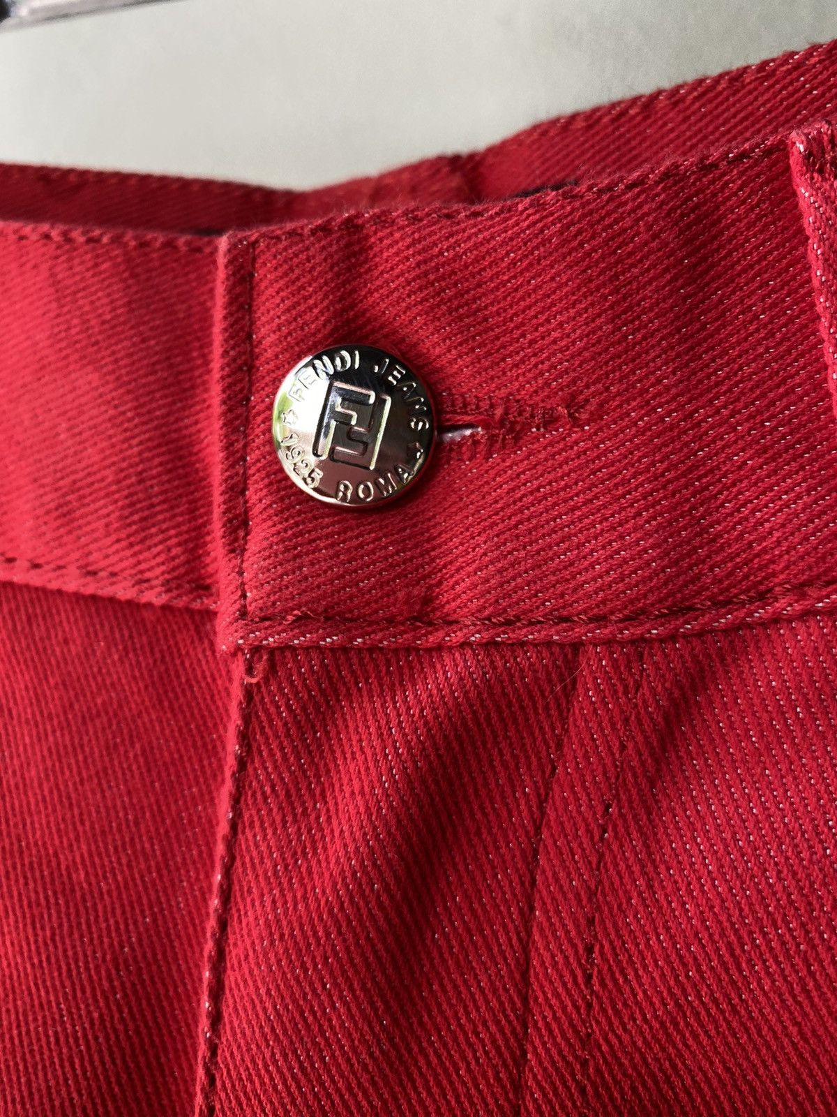 Fendi FENDI Red Pattern Casual Long Jeans Size 27" / US 4 / IT 40 - 5 Thumbnail