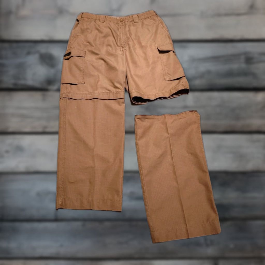 Eddie Bauer Eddie Bauer Utility Cargo Pants Mens 36x30 Khaki Convertible Ripstop Zip Off Cargo Pants Tan 36 Regular Mens Size US 36 / EU 52 - 1 Thumbnail