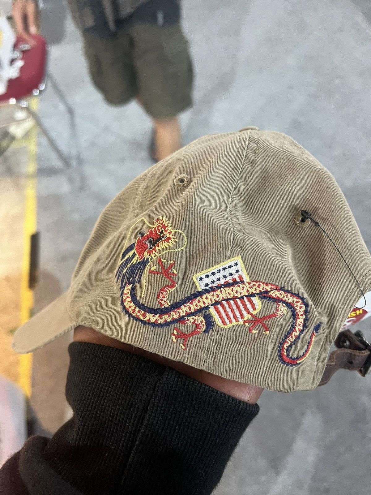 Polo Ralph Lauren 2000s Polo Ralph Lauren Rrl Sukajan Embroidery Leather Strap Size ONE SIZE - 3 Thumbnail