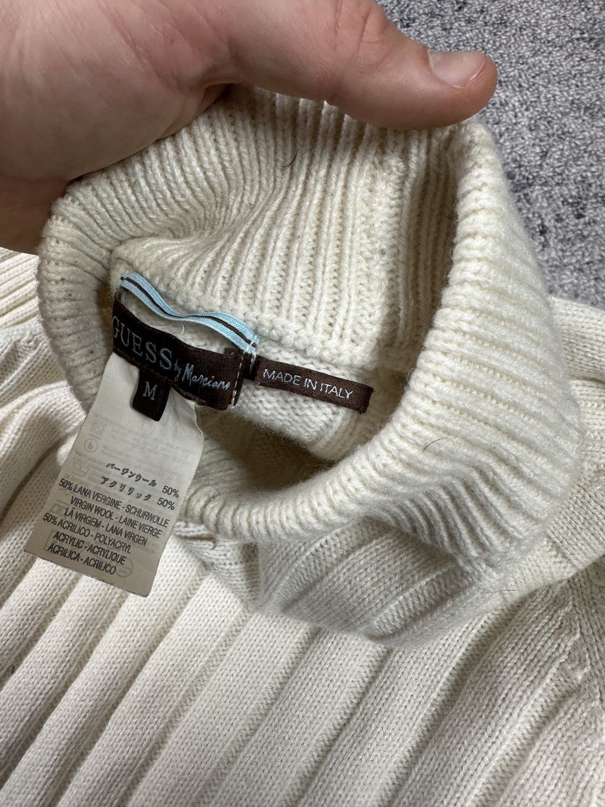 Guess Vintage Guess by Marciano Big Logo Sweater Knit USA L Rare Size US L / EU 52-54 / 3 - 4 Thumbnail
