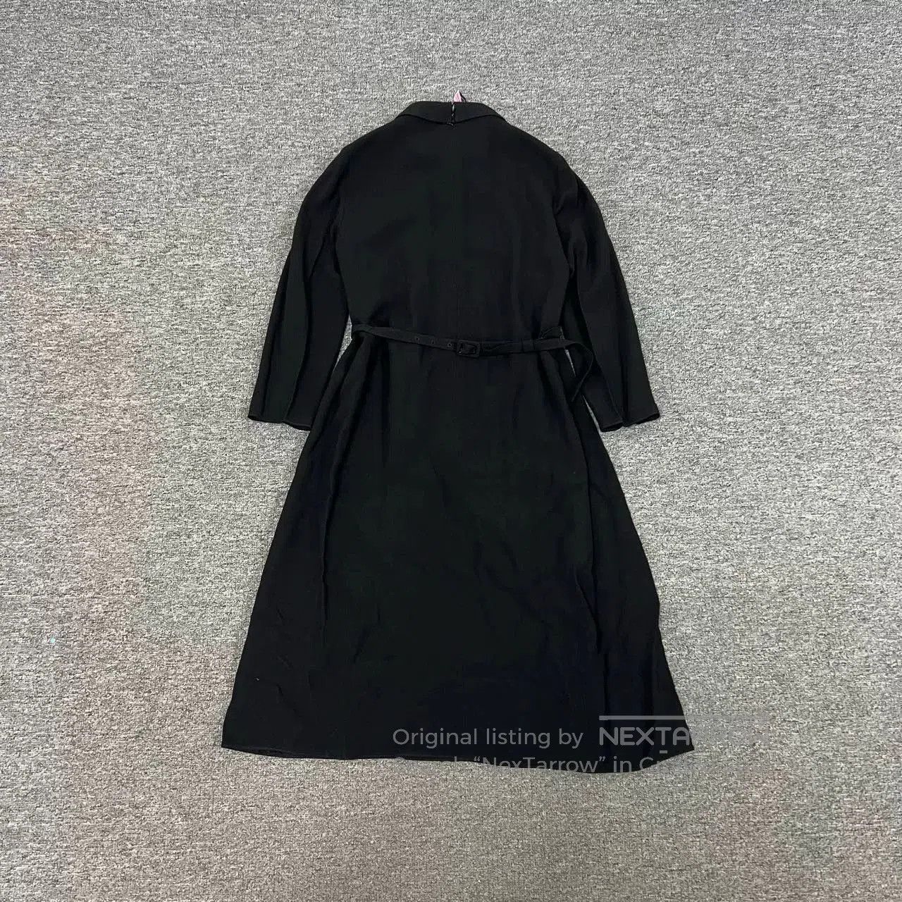 Prada Prada Classic Black Collared Long. Size S / US 4 / IT 40 - 2 Thumbnail