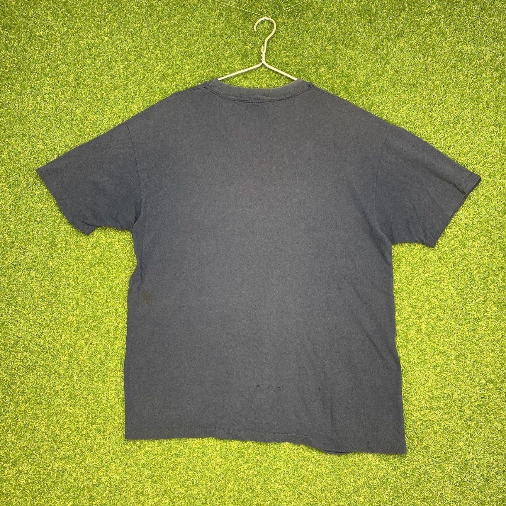 Logo Athletic VINTAGE Logo Athletic Shirt Mens XL 1990s 90s Dallas Cowboys Graphic Tee Blue Cotton Short Sleeve Crew Neck Logo Football Cowboys Mens Size US XL / EU 56 / 4 - 2 Thumbnail