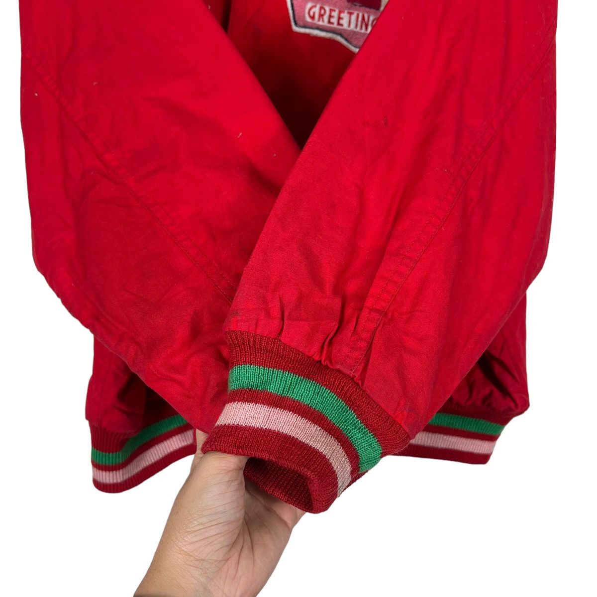 Japanese Brand 🔥 VINTAGE GREETING SANTAMONICA CRUISE BOMBER JACKET Size US M / EU 48-50 / 2 - 13 Thumbnail