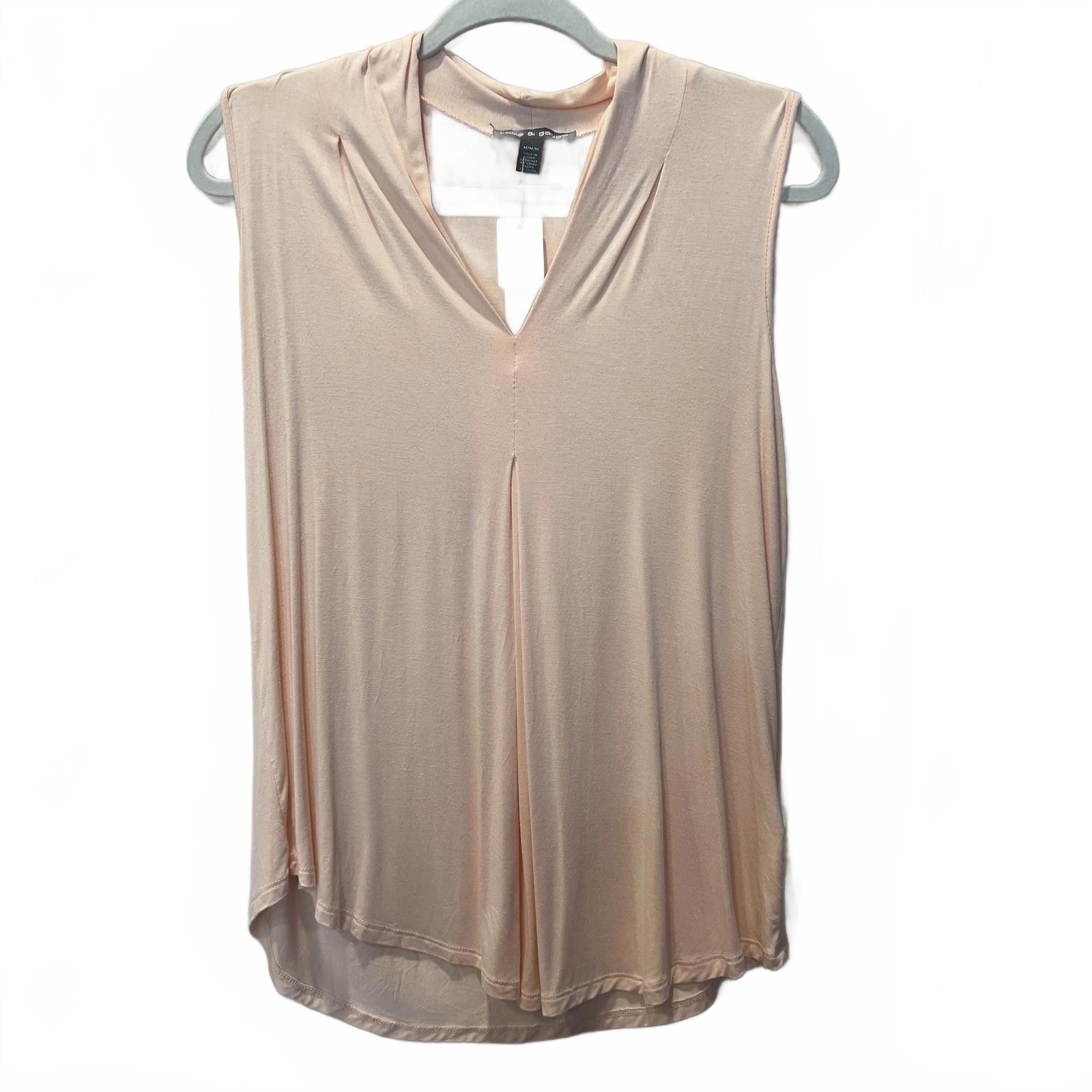 Other Cable & Gauge Women's Sleeveless Top, Medium, Light Peach Size M / US 6-8 / IT 42-44 - 1 Thumbnail