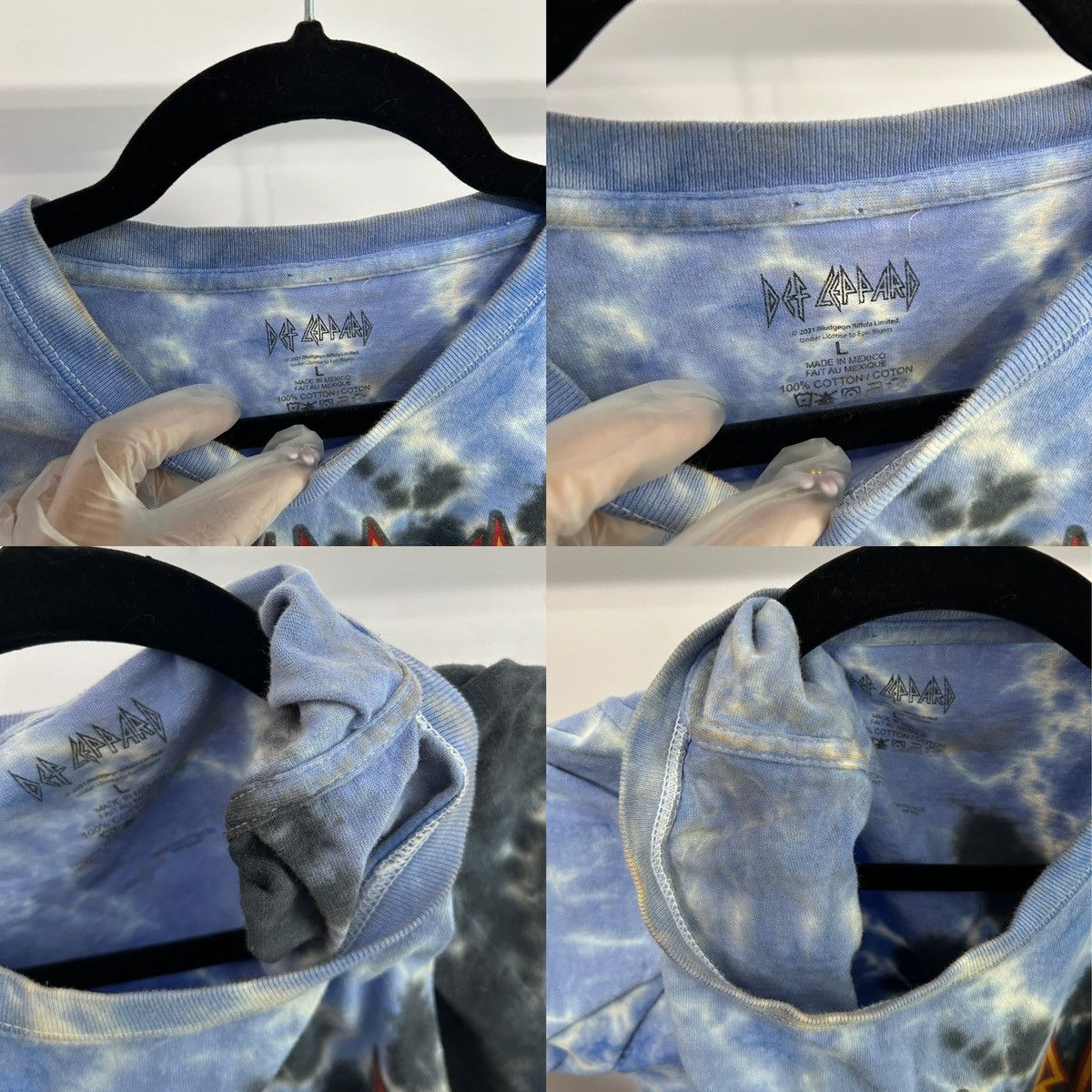 Def Leppard Def Leppard Hysteria Tie Dye Tshirt Size Large - "Wilburn" Size US L / EU 52-54 / 3 - 21 Thumbnail