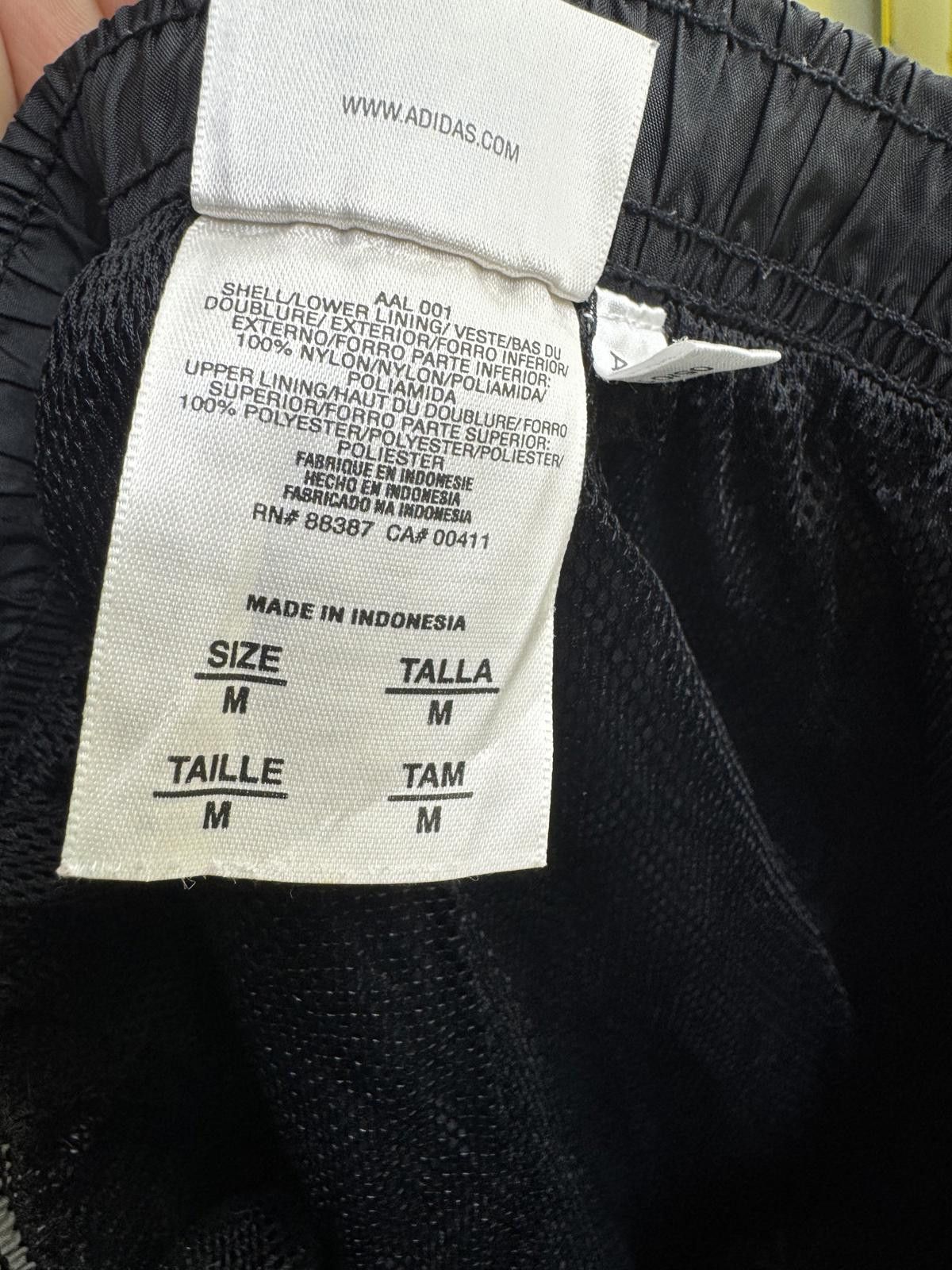 Adidas Adidas Black Track Pants with Reflective Stripes - Size M Size US 32 / EU 48 - 3 Thumbnail