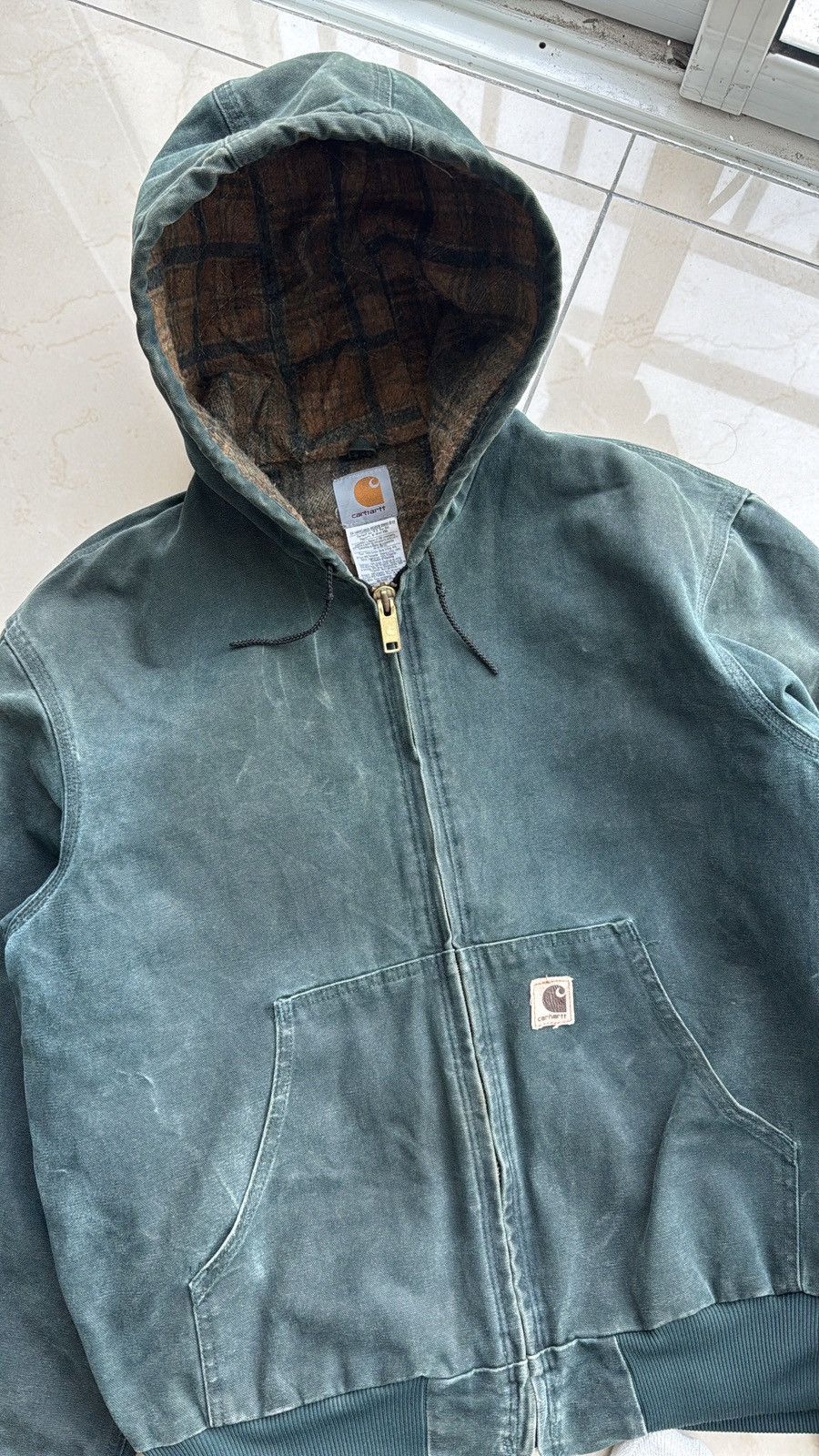 Carhartt × Vintage J152 HTG - 2003’s Vintage Carhartt Active Jacket Size US L / EU 52-54 / 3 - 2 Thumbnail