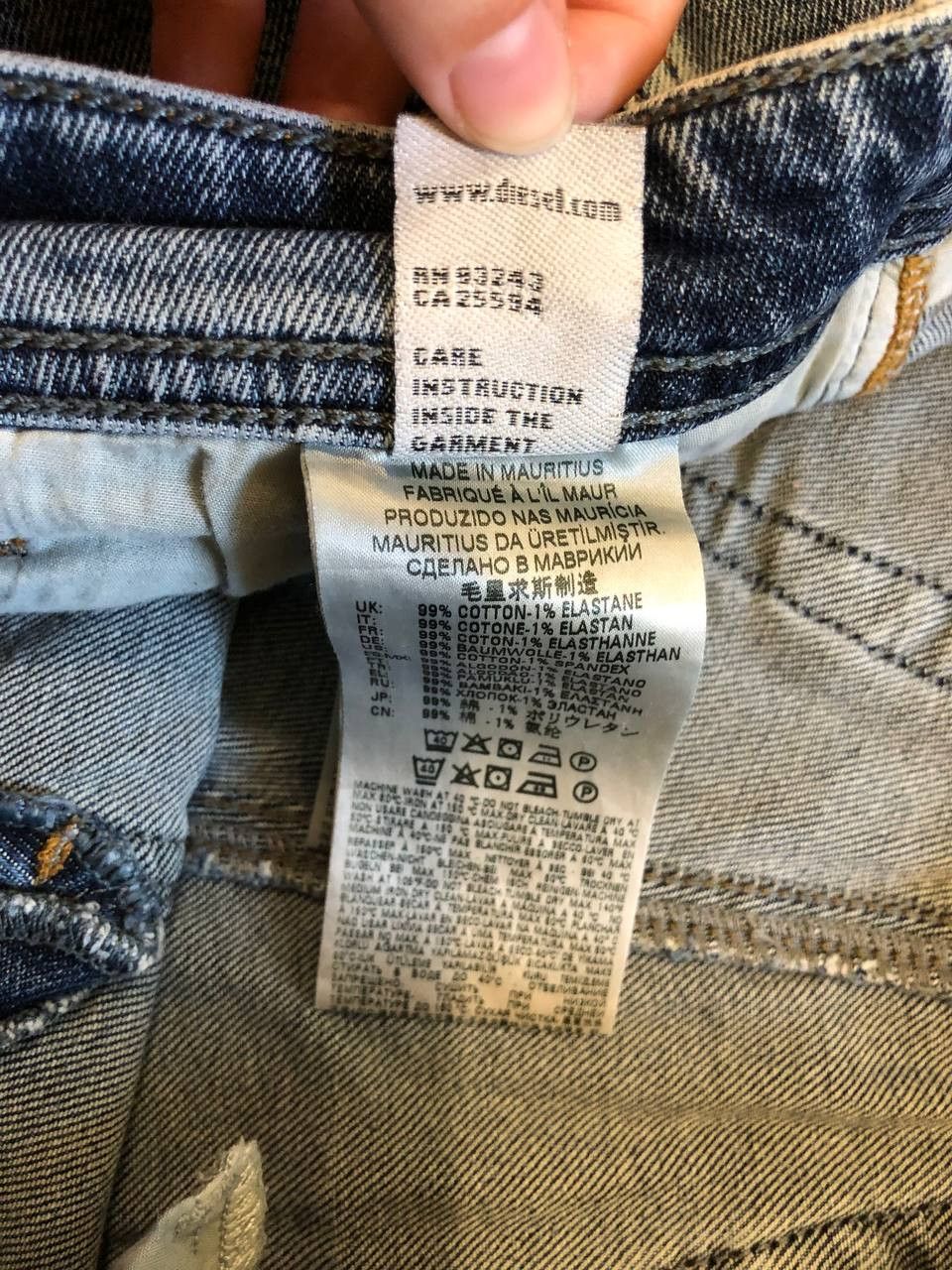 Diesel Vintage DIESEL IAKOP blue jeans crazy Y2K streetwear Size 29" - 3 Thumbnail