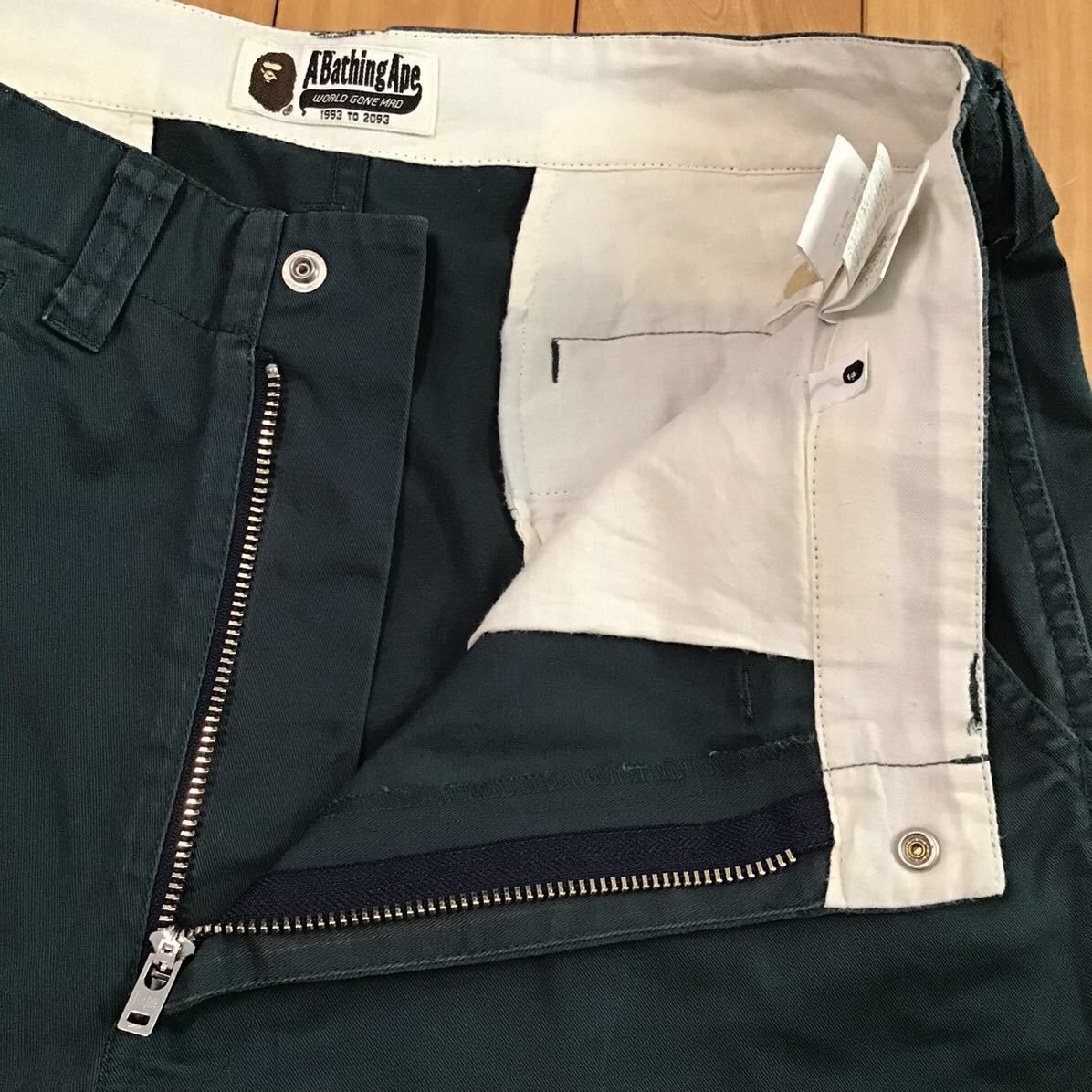 Bape × Nigo BAPE Nap Milo Pants Dark Green a bathing ape NIGO ★size M Size US 32 / EU 48 - 5 Thumbnail