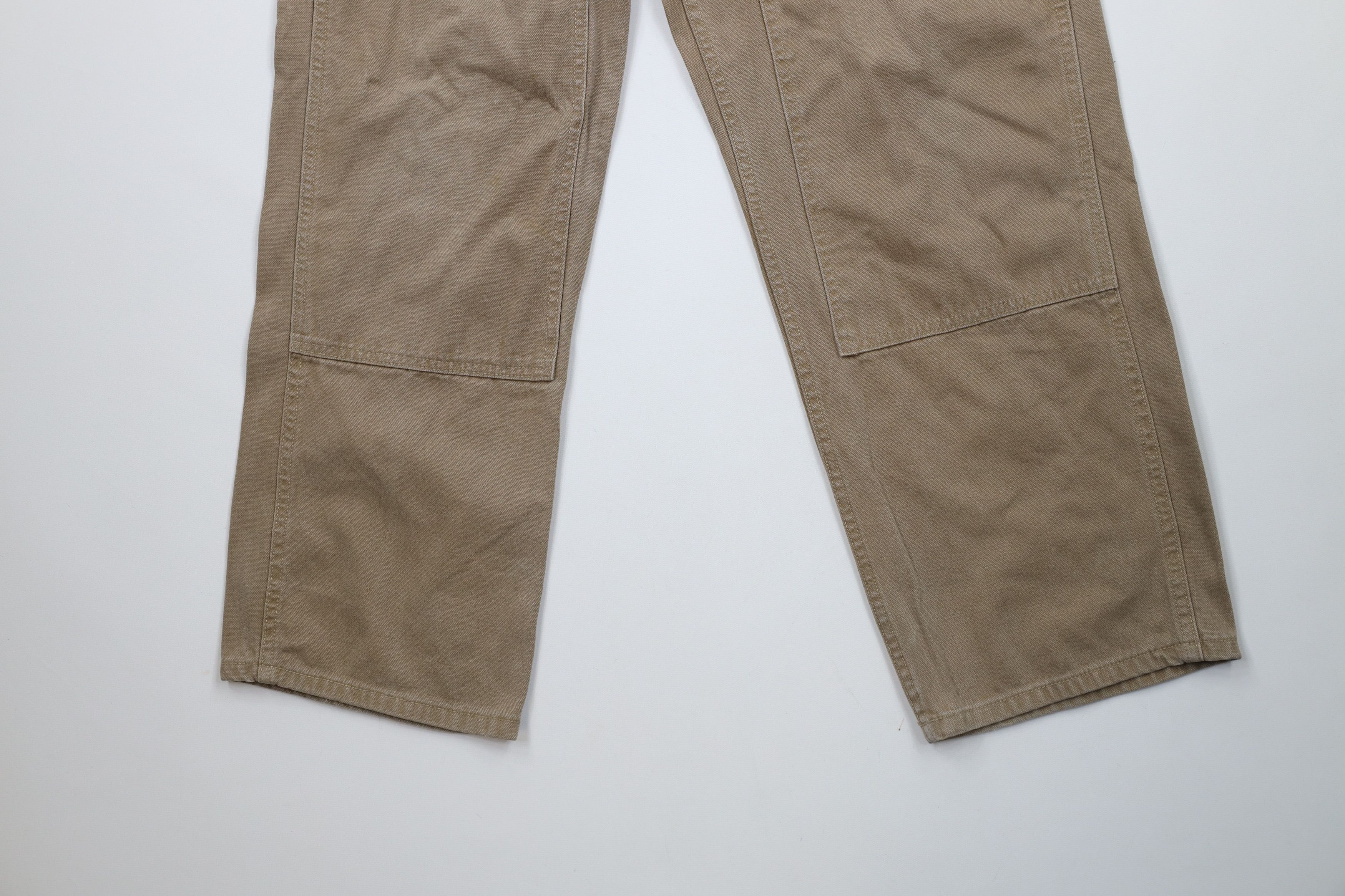 Gap × Vintage Vintage 90s Y2K Gap Miner Double Knee Wide Leg Canvas Jeans Size US 30 / EU 46 - 4 Thumbnail