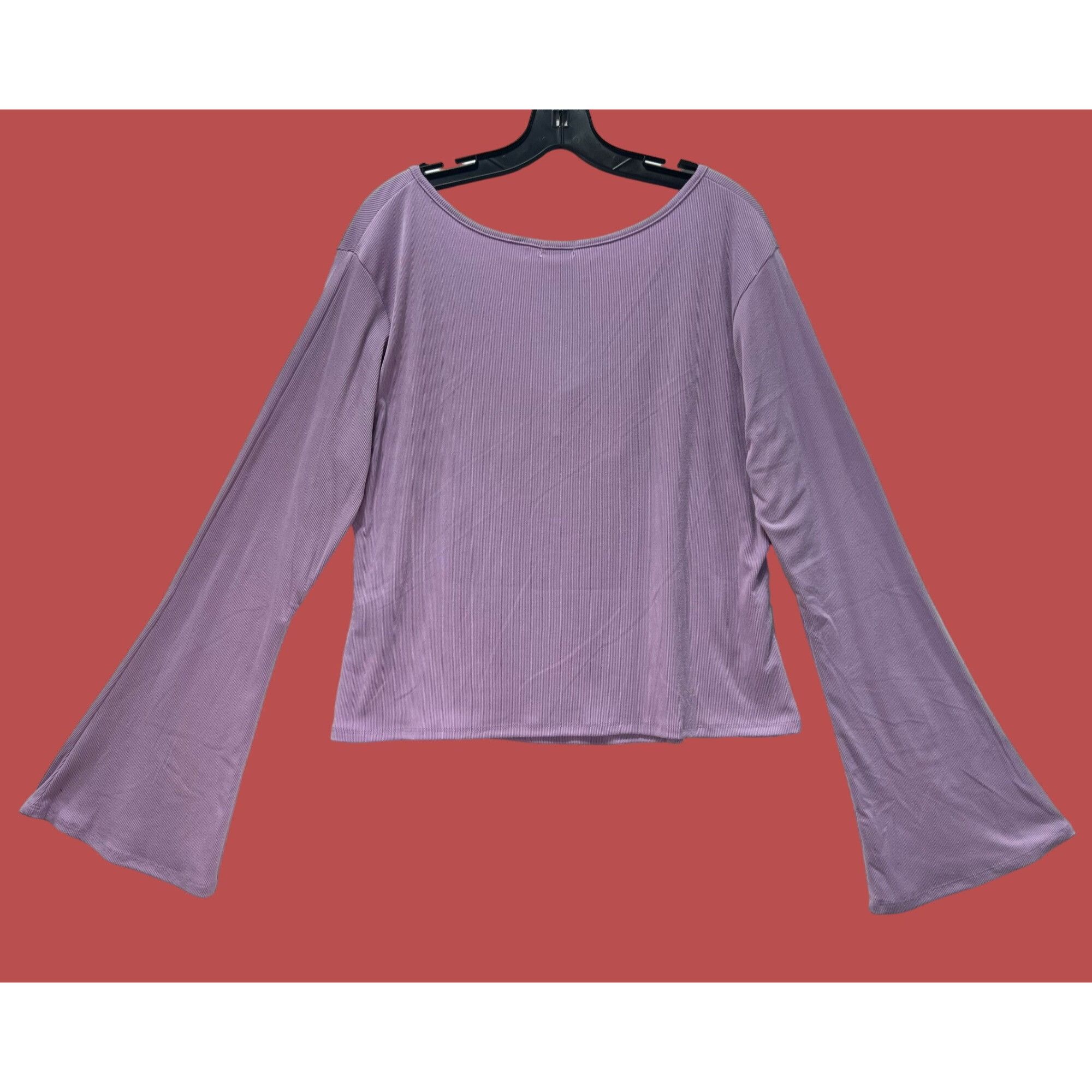Other Rue + - Women's Sweetheart Neck Long Flare Sleeve Stretch Ca Size XXL / US 16-18 / IT 52-54 - 2 Thumbnail