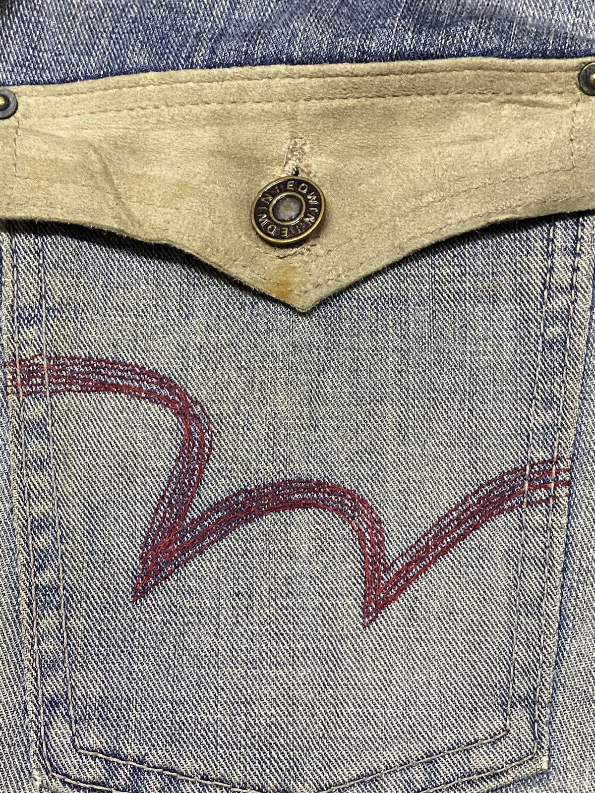 Japanese Brand Vintage Japanese Brands Blue Wash Distressed Loose Jeans Size US 33 - 6 Thumbnail