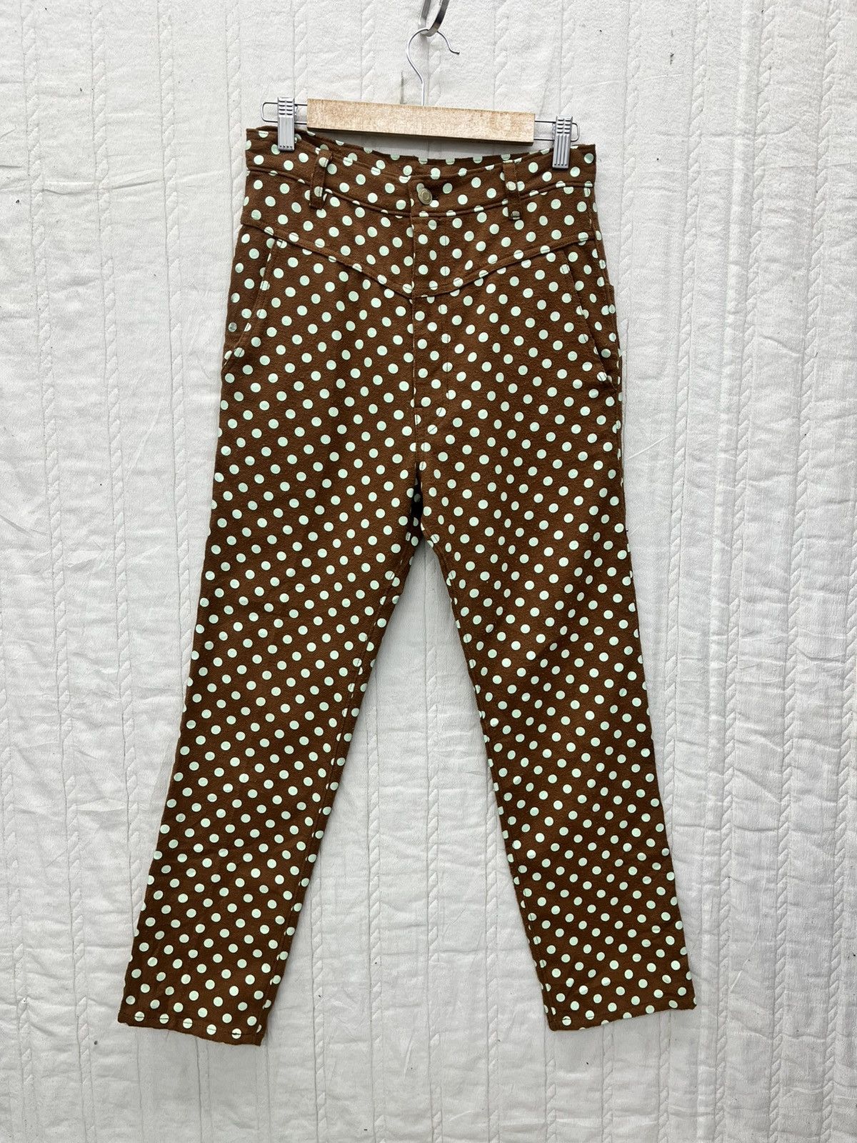 mercibeaucoup ARCHIVE🔥🔥🔥VTG MERCIBEAUCOUP POLKA DOT REVERSE POCKET PANT Size 28" / US 6 / IT 42 - 1 Thumbnail