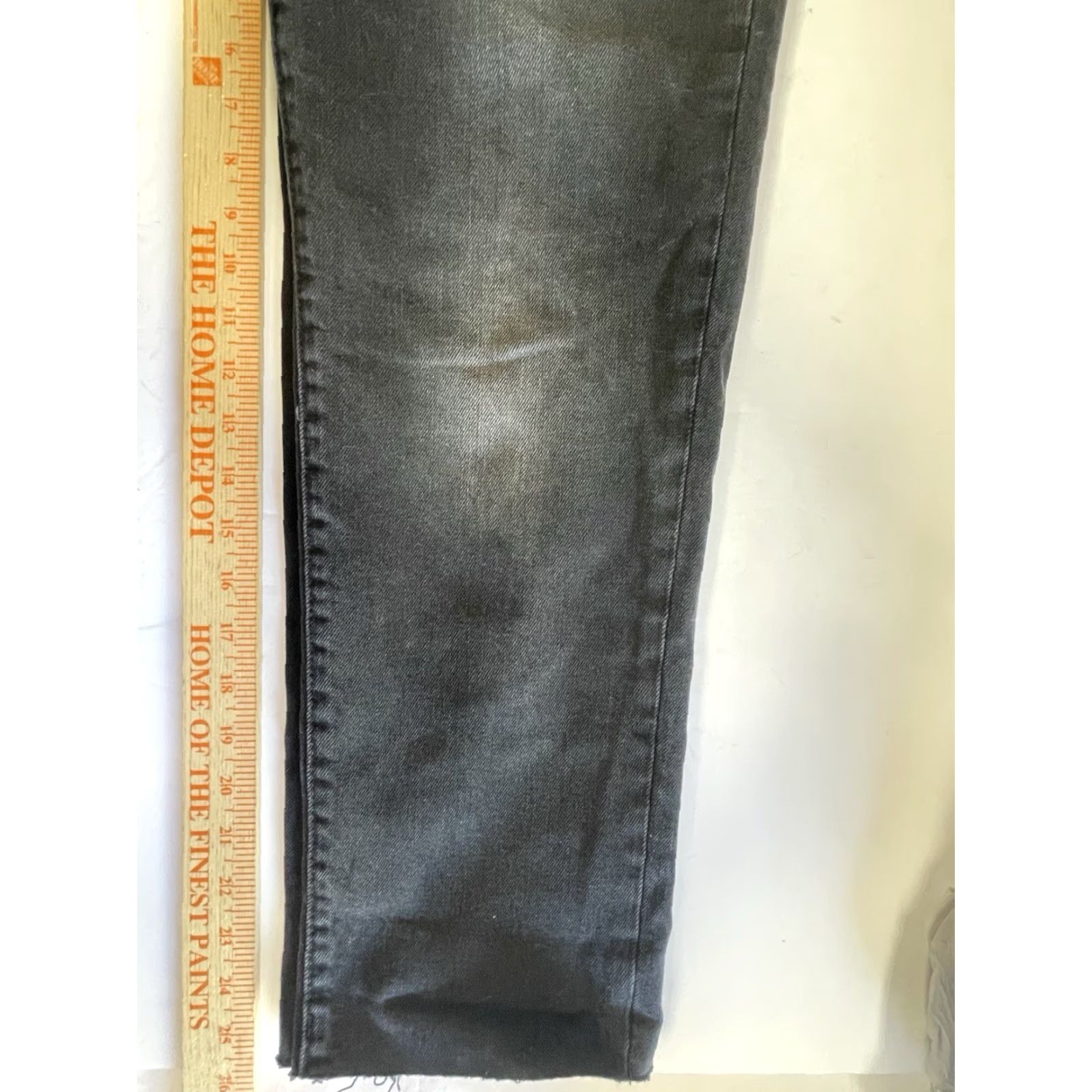 Old Navy Old Navy Maternity Jeans Size 2 Black Pre wash Straight Ankle Pants Women Size 26" / US 2 / IT 38 - 5 Thumbnail
