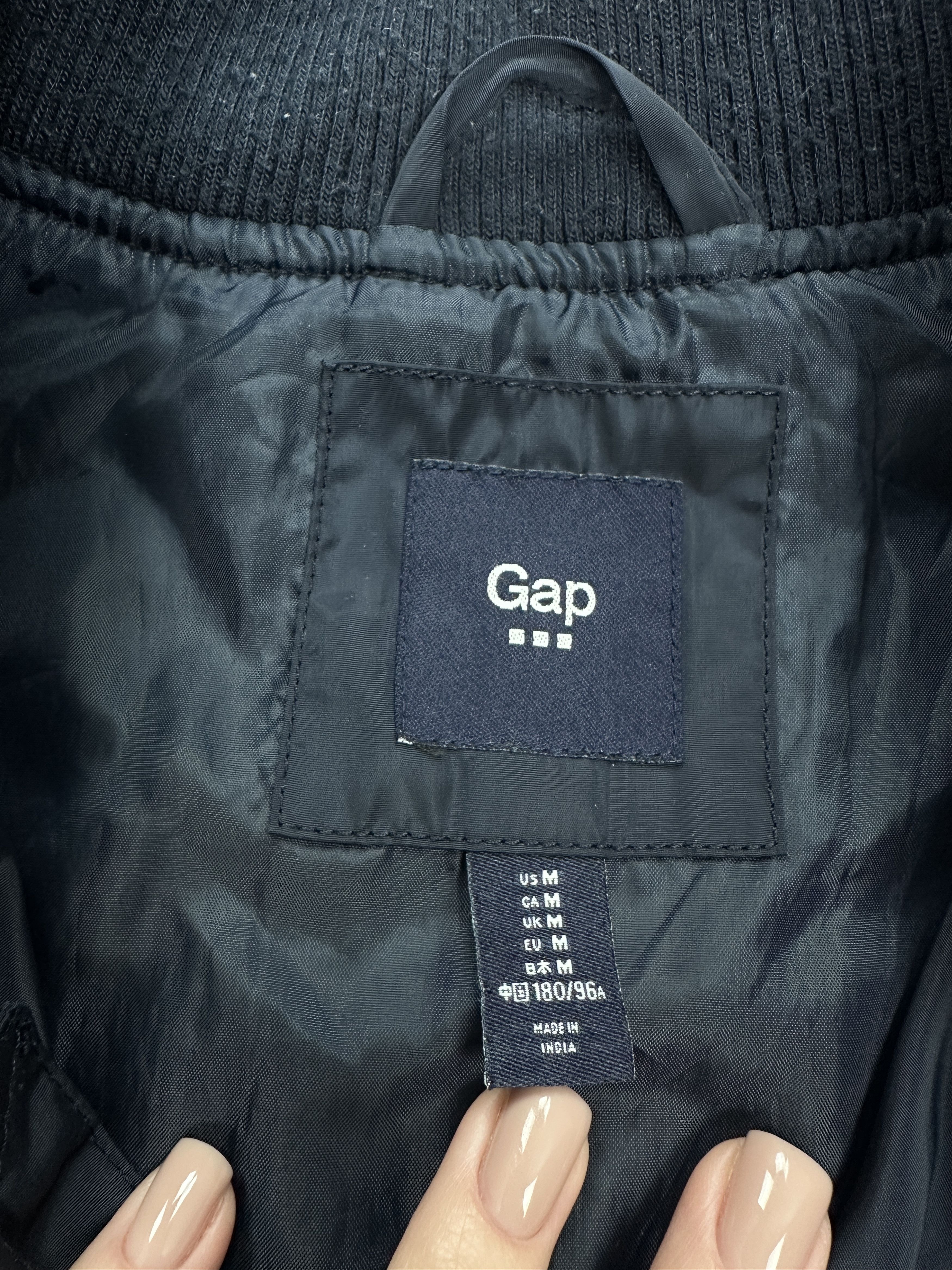 Gap Gap Vintage Mens Nylon Bomber Jacket Size US M / EU 48-50 / 2 - 5 Thumbnail