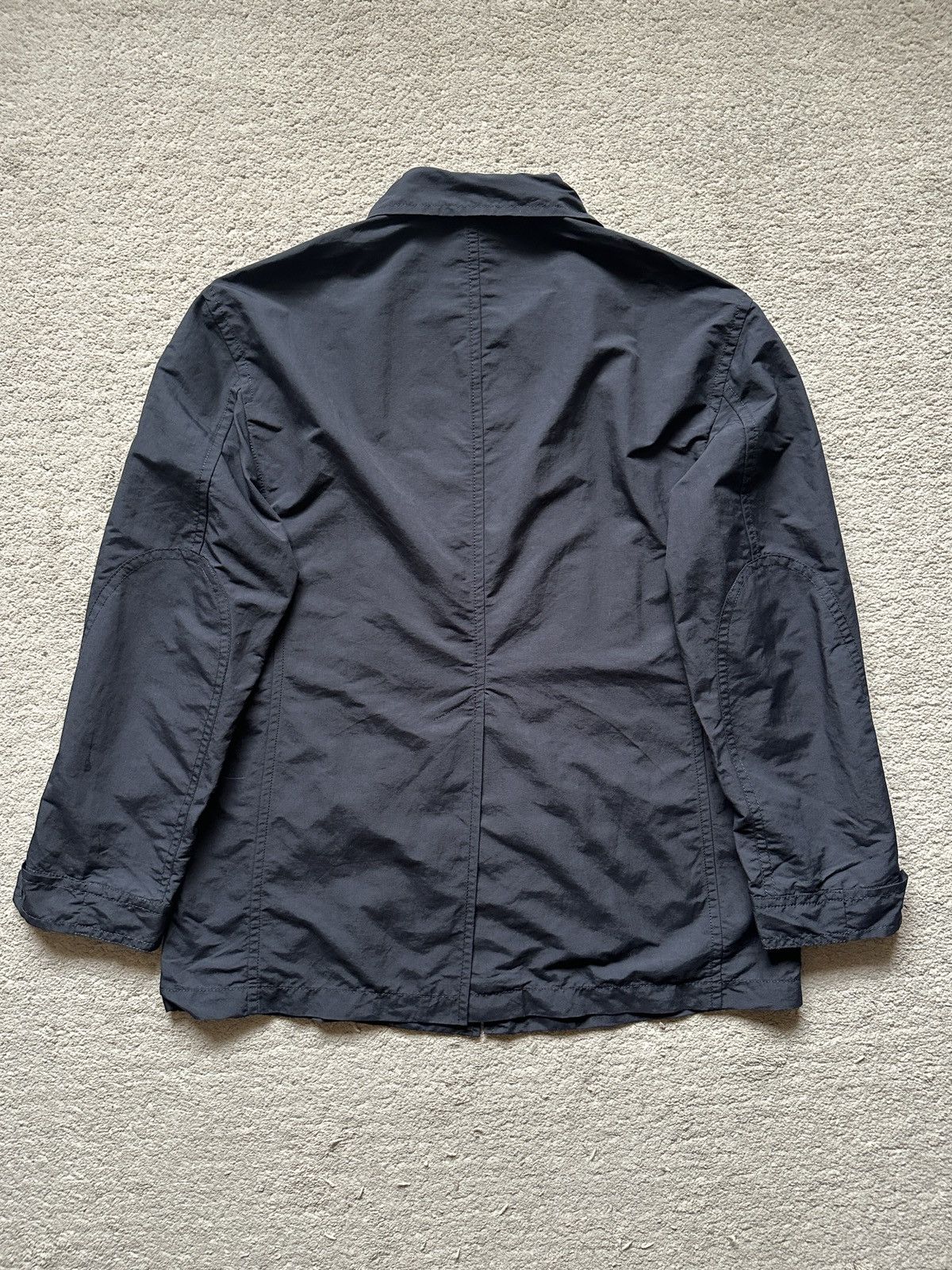 Donna Karan 1990s Donna Karan Oversized Resin Coating Nylon Jacket Size US XL / EU 56 / 4 - 7 Thumbnail