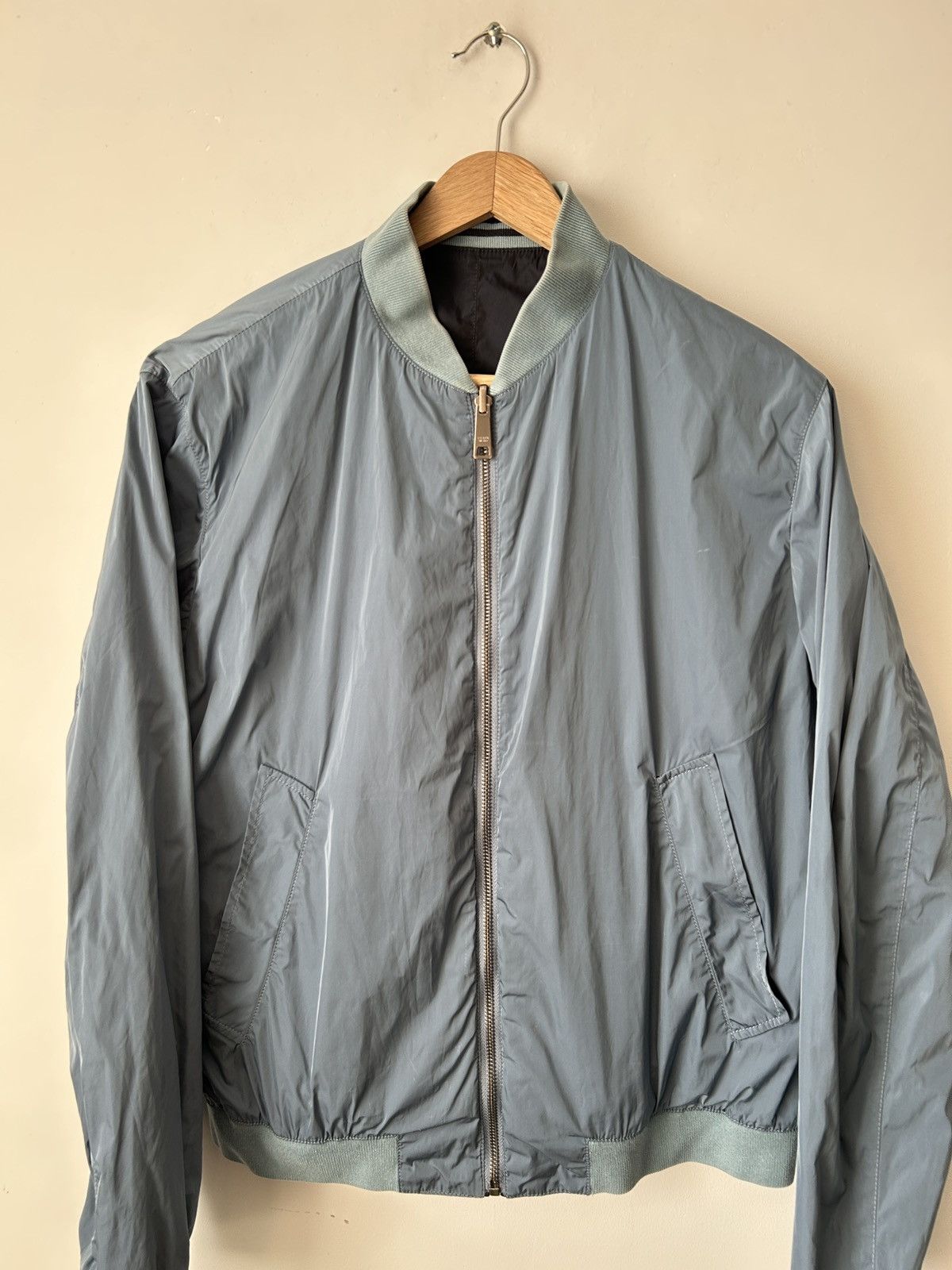 Prada Prada reversible nylon bomber blue navy new collection Size US S / EU 44-46 / 1 - 2 Thumbnail