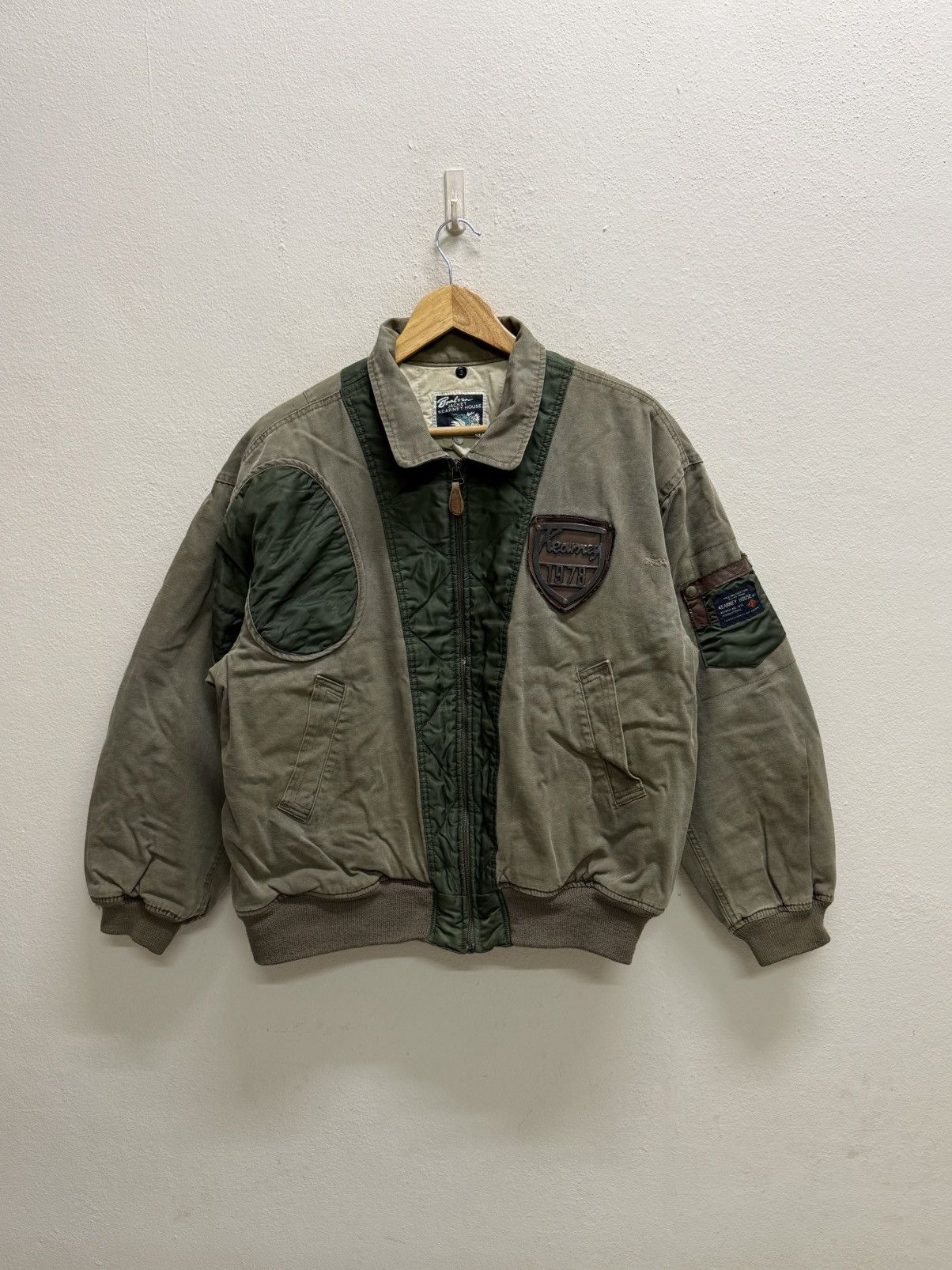Vintage Kearny House Real old Flight Jacket Replica inspired U.Sarmy Size US L / EU 52-54 / 3 - 19 Thumbnail